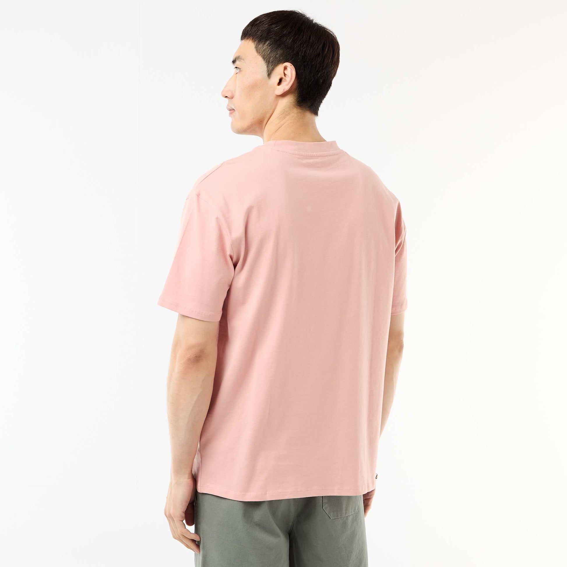 Tee-shirt uni confort fit / oversize ROSE