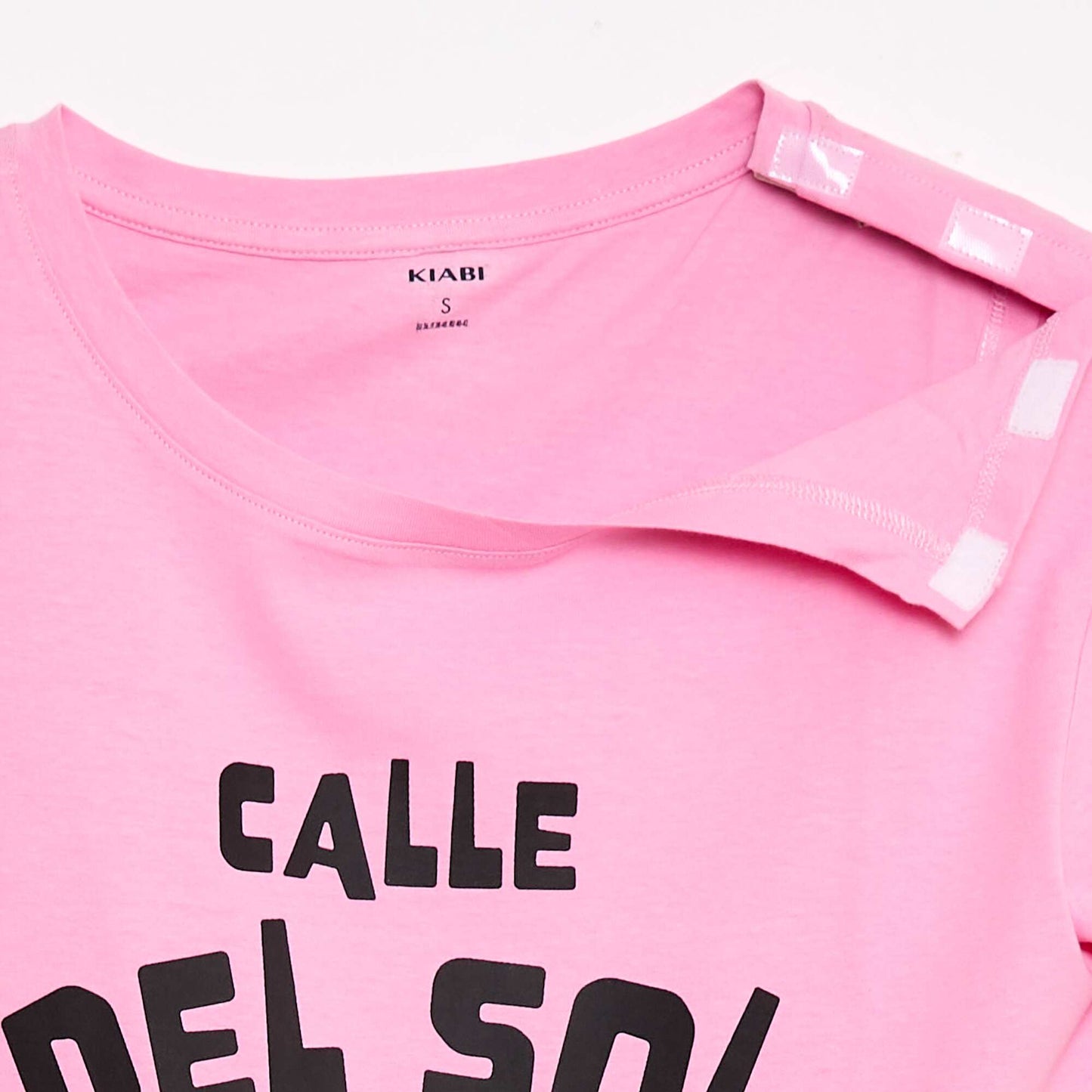 Tee-shirt imprimé à manches courtes - collection facile à enfiler ROSE