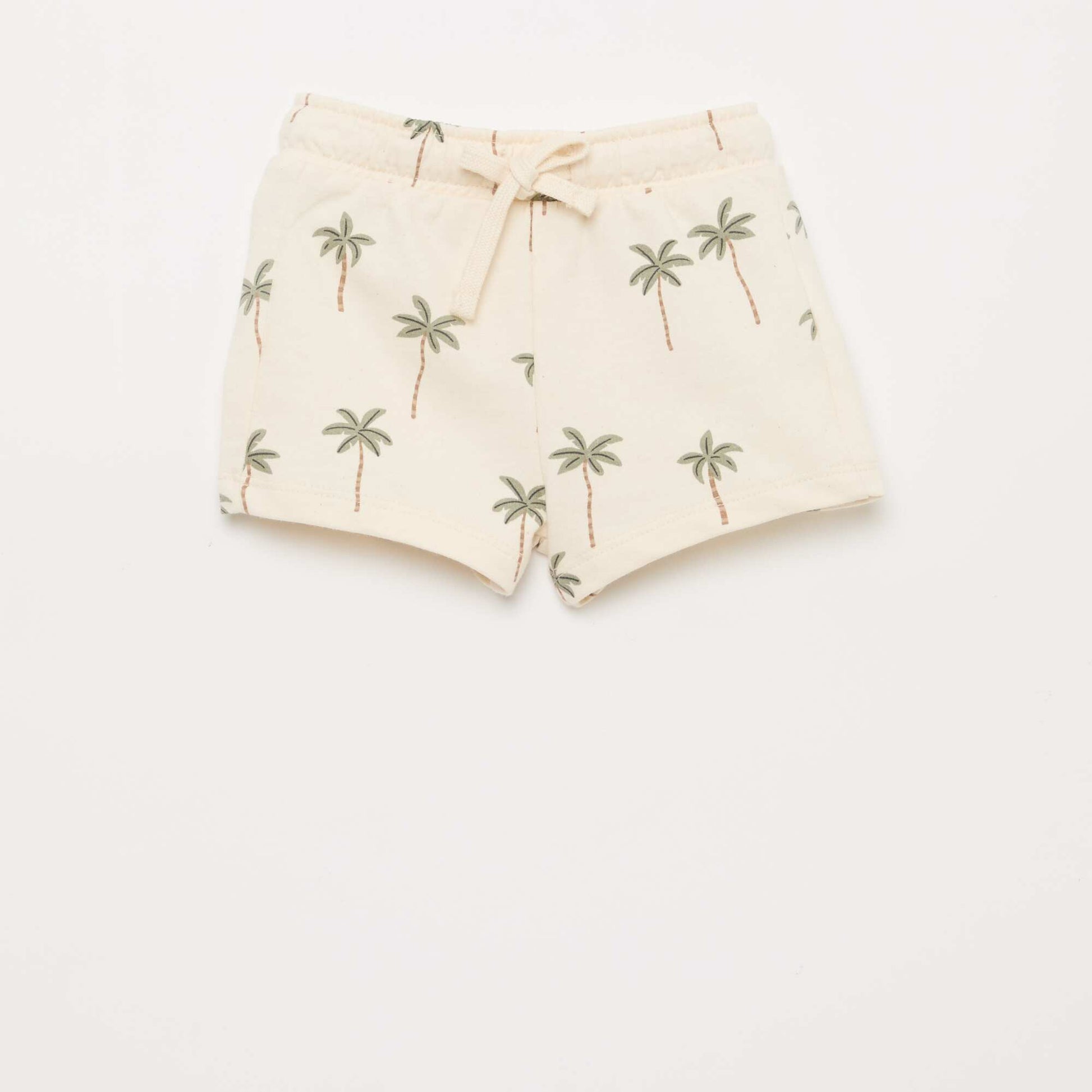 Ensemble t-shirt + short à motif - 2 pièces BLANC
