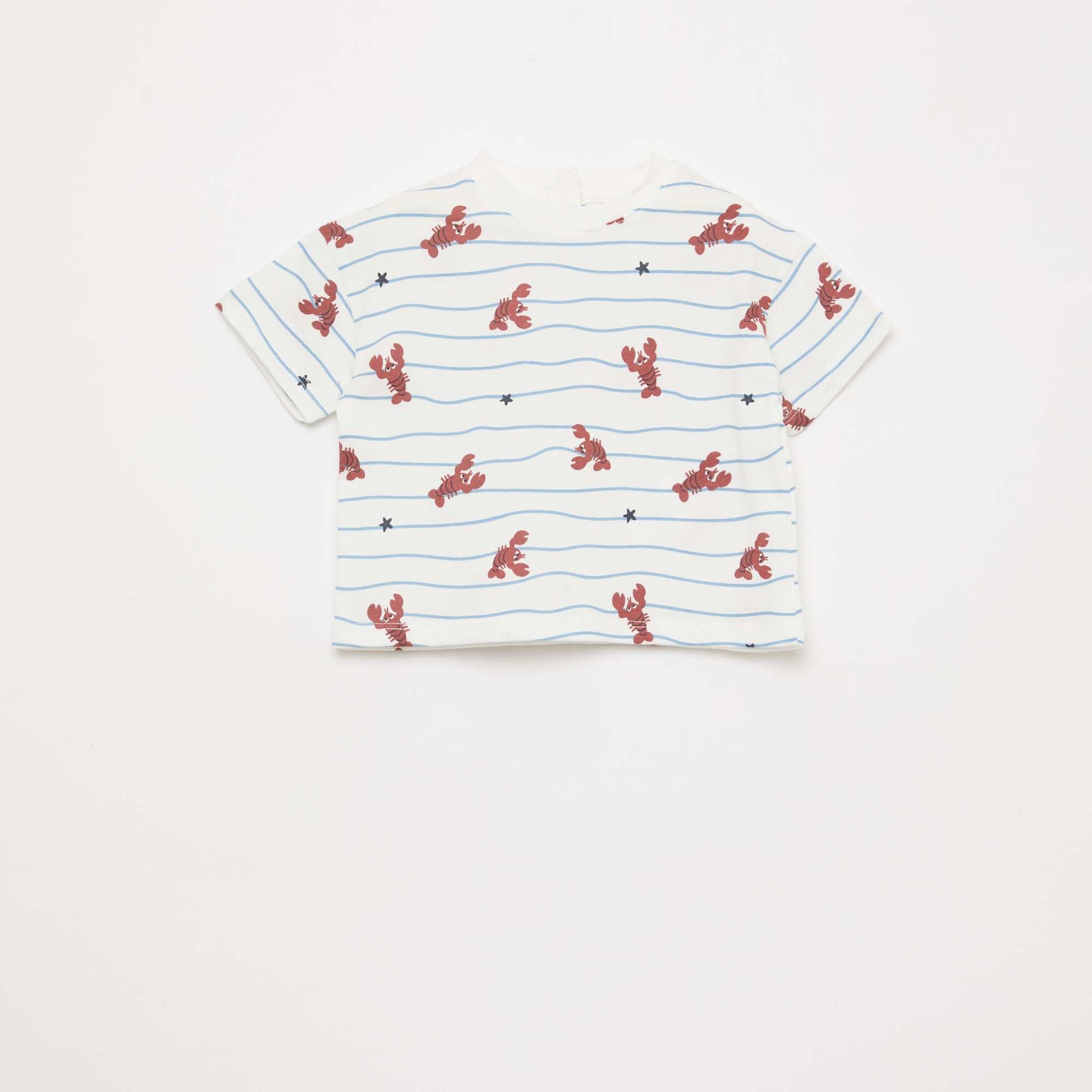 Ensemble t-shirt + short à motif - 2 pièces BEIGE