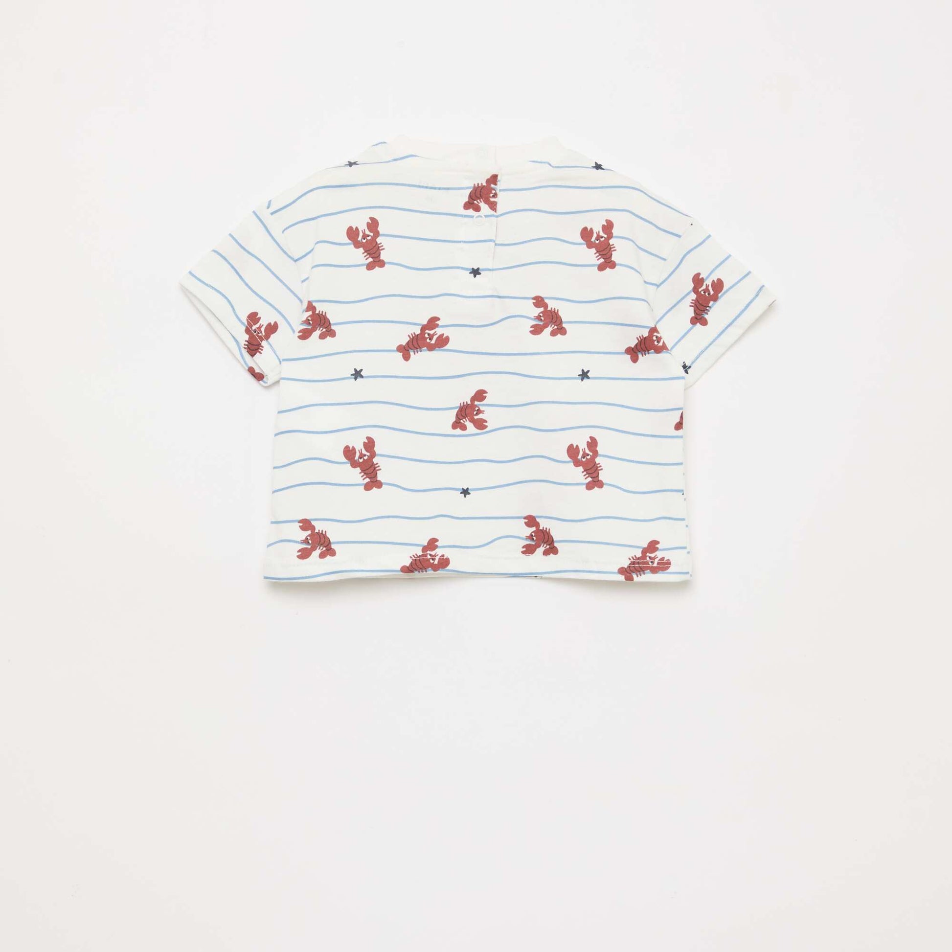 Ensemble t-shirt + short à motif - 2 pièces BEIGE