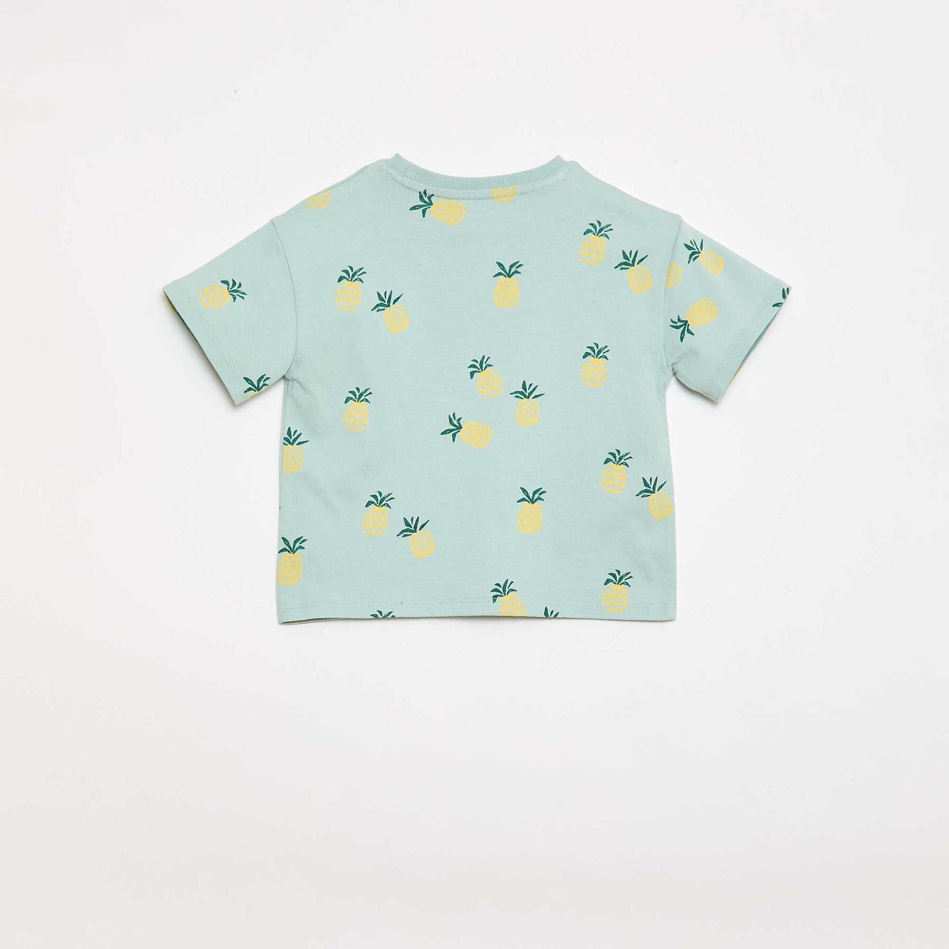 Ensemble t-shirt + short à motif - 2 pièces BLEU