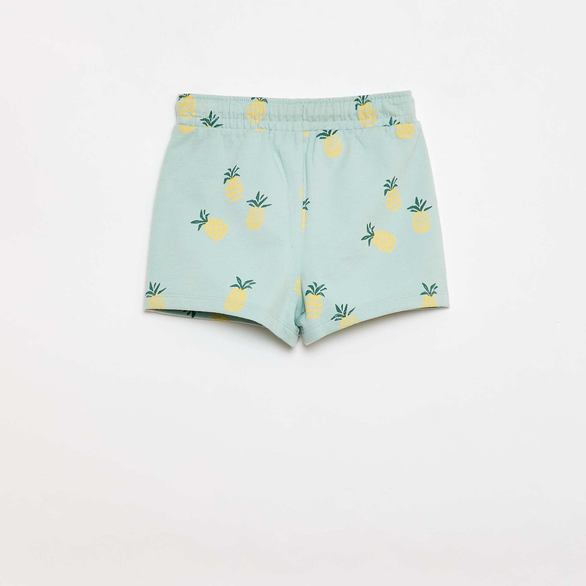 Ensemble t-shirt + short à motif - 2 pièces BLEU