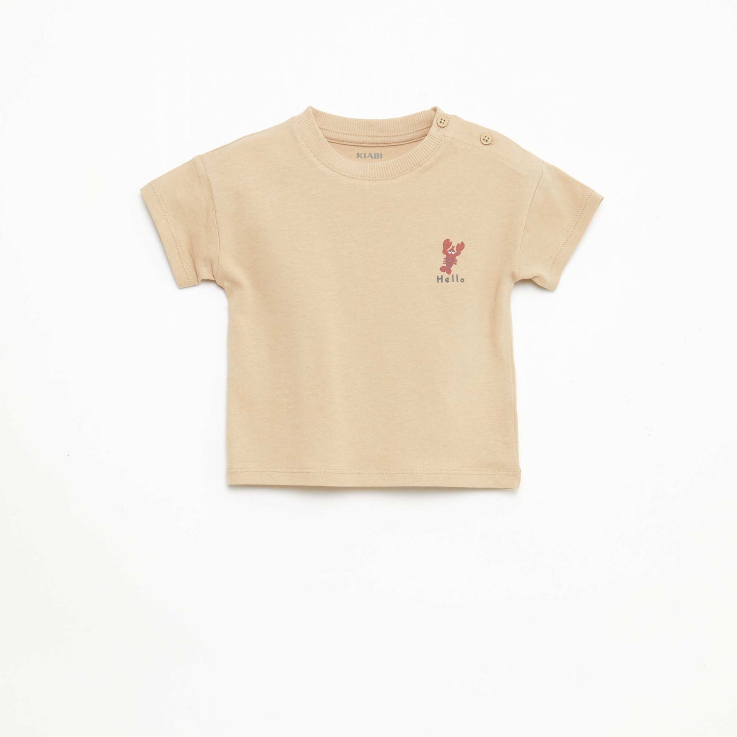 Ensemble 2 pièces short + T-shirt BEIGE