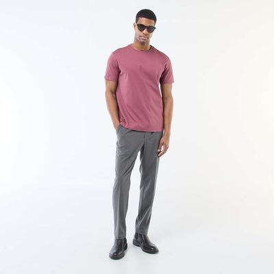 Pantalon de ville à fines rayures NOIR