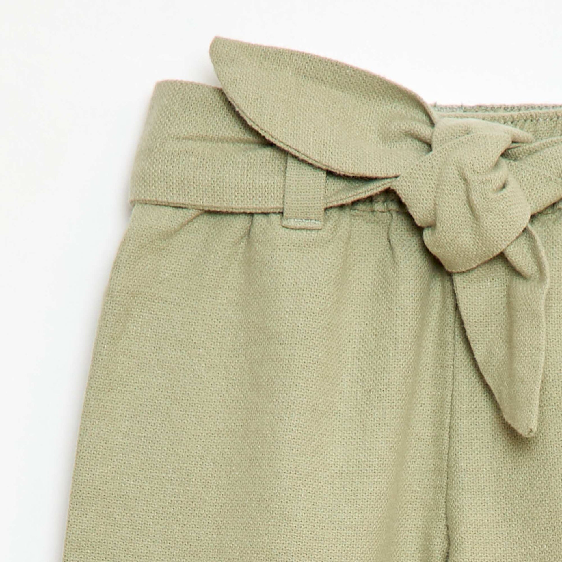 Pantalon en lin mélangé VERT