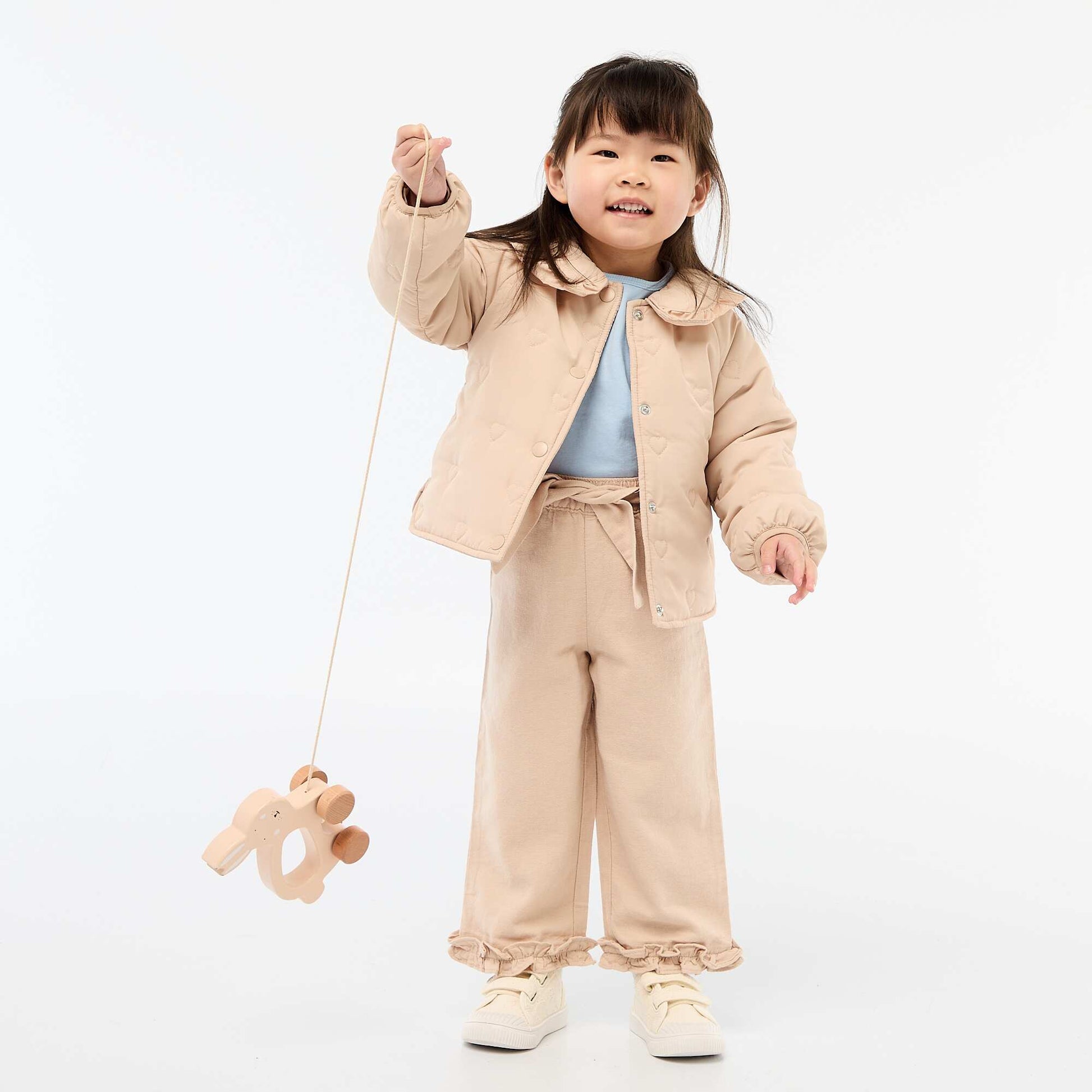 Pantalon en lin mélangé BEIGE