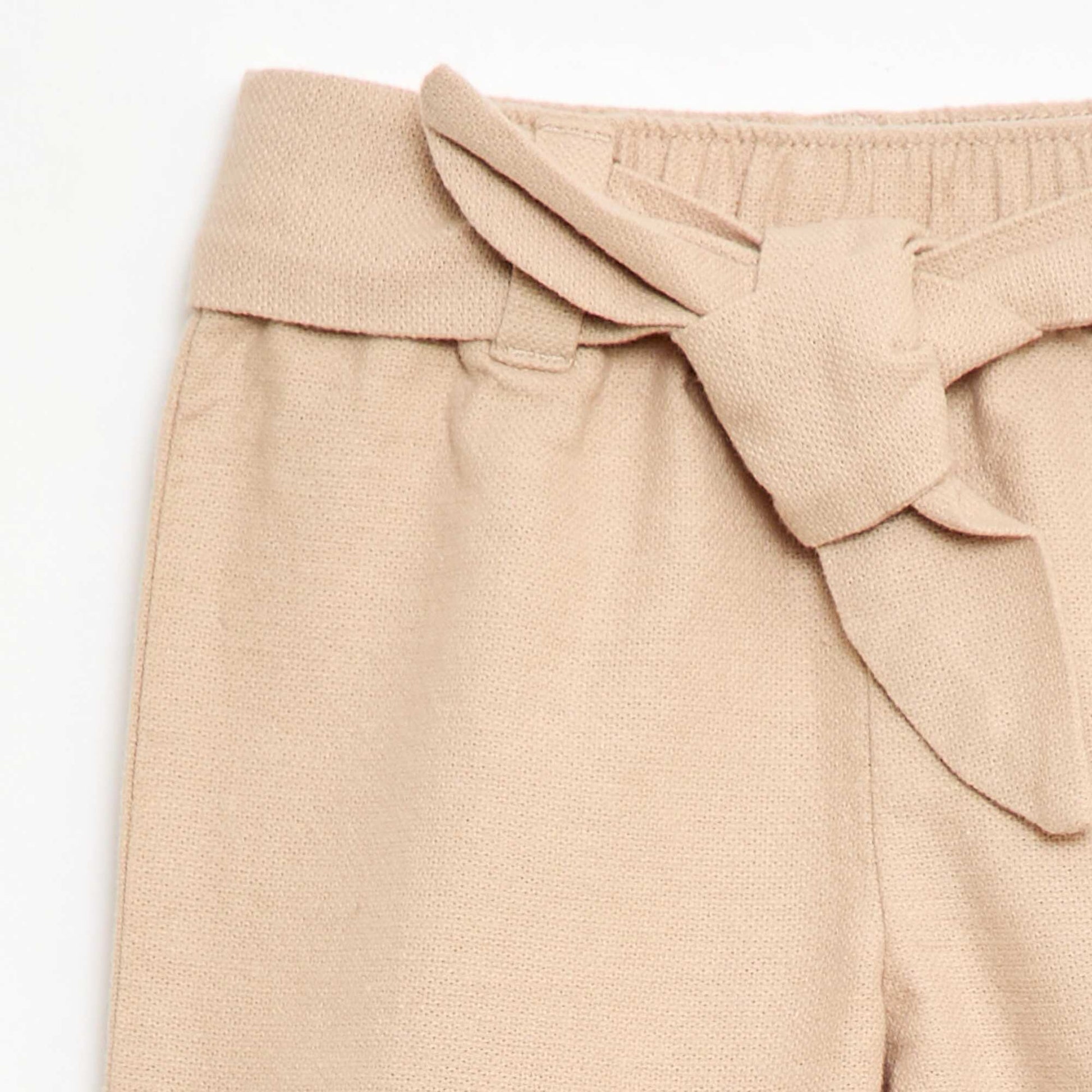 Pantalon en lin mélangé BEIGE