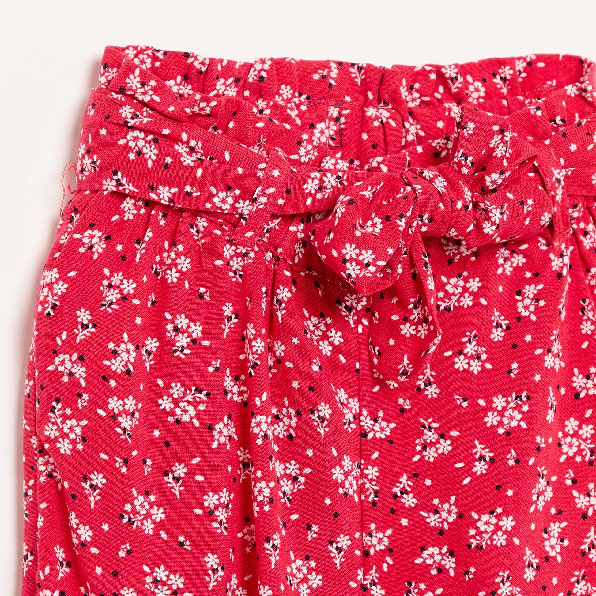 Pantalon imprimé ROUGE