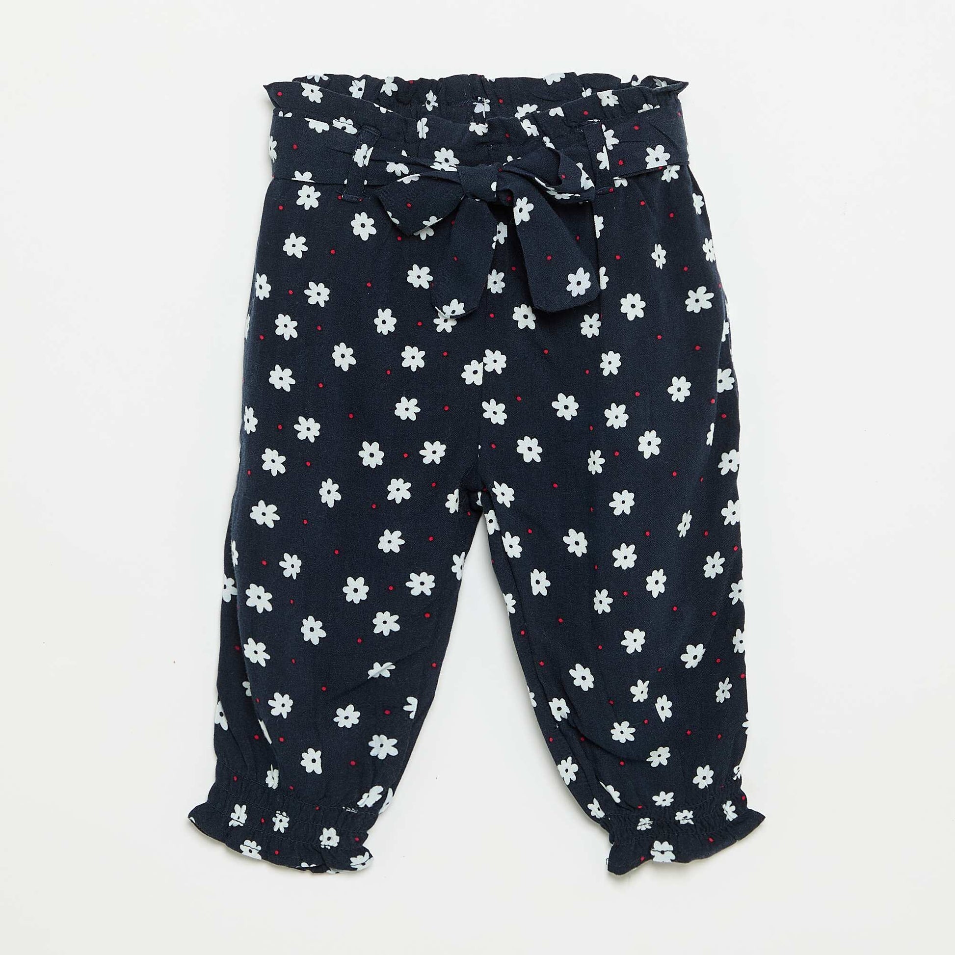 Pantalon imprimé BLEU