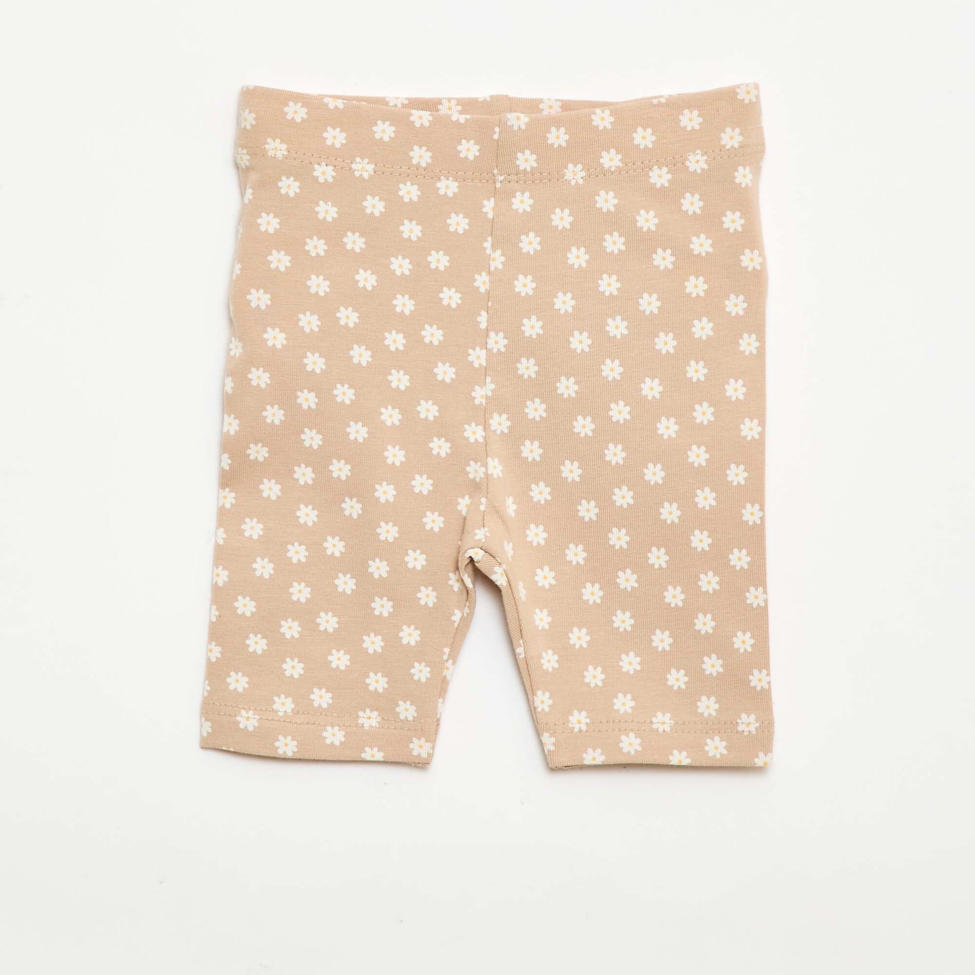 Lot de 2 leggings courts BEIGE