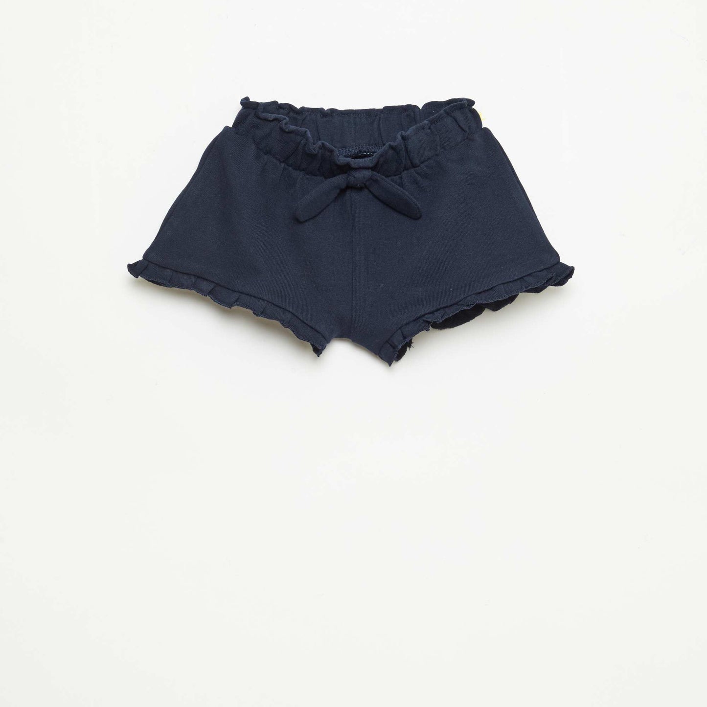 Short volanté avec nœud à la taille BLEU