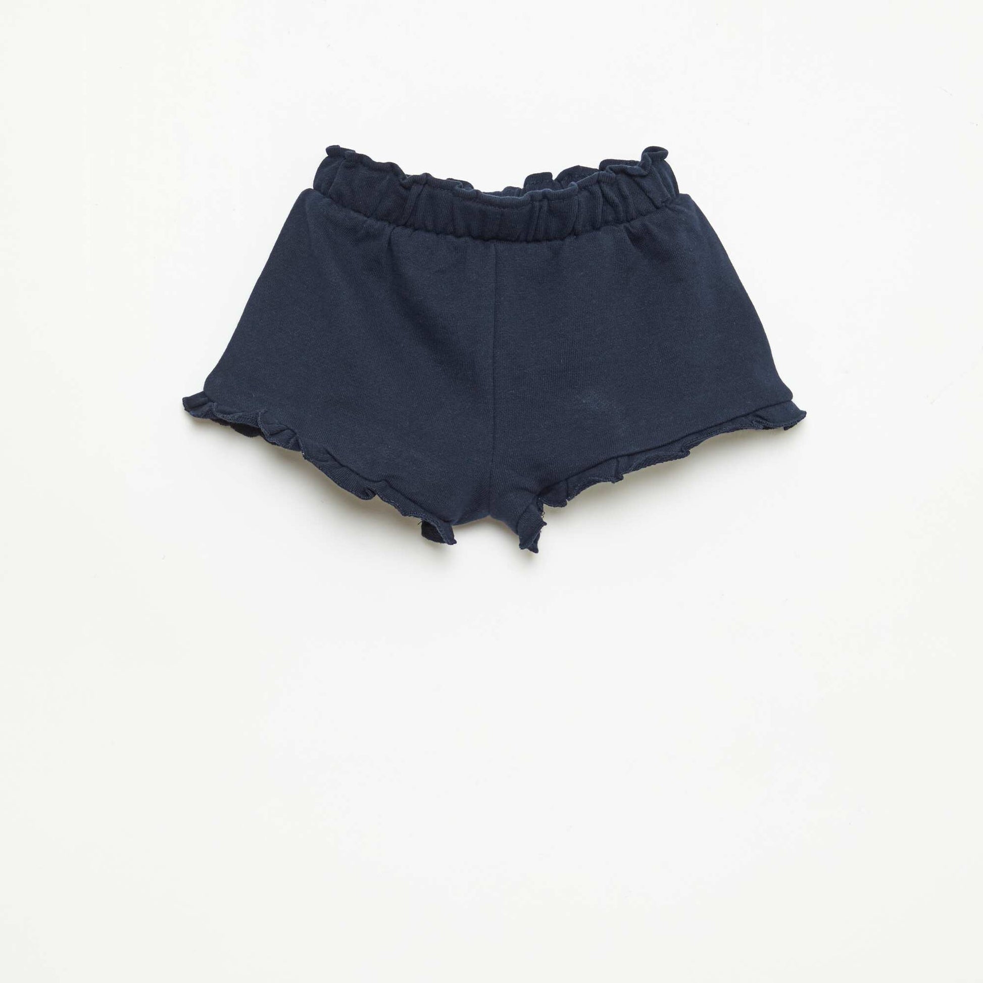 Short volanté avec nœud à la taille BLEU