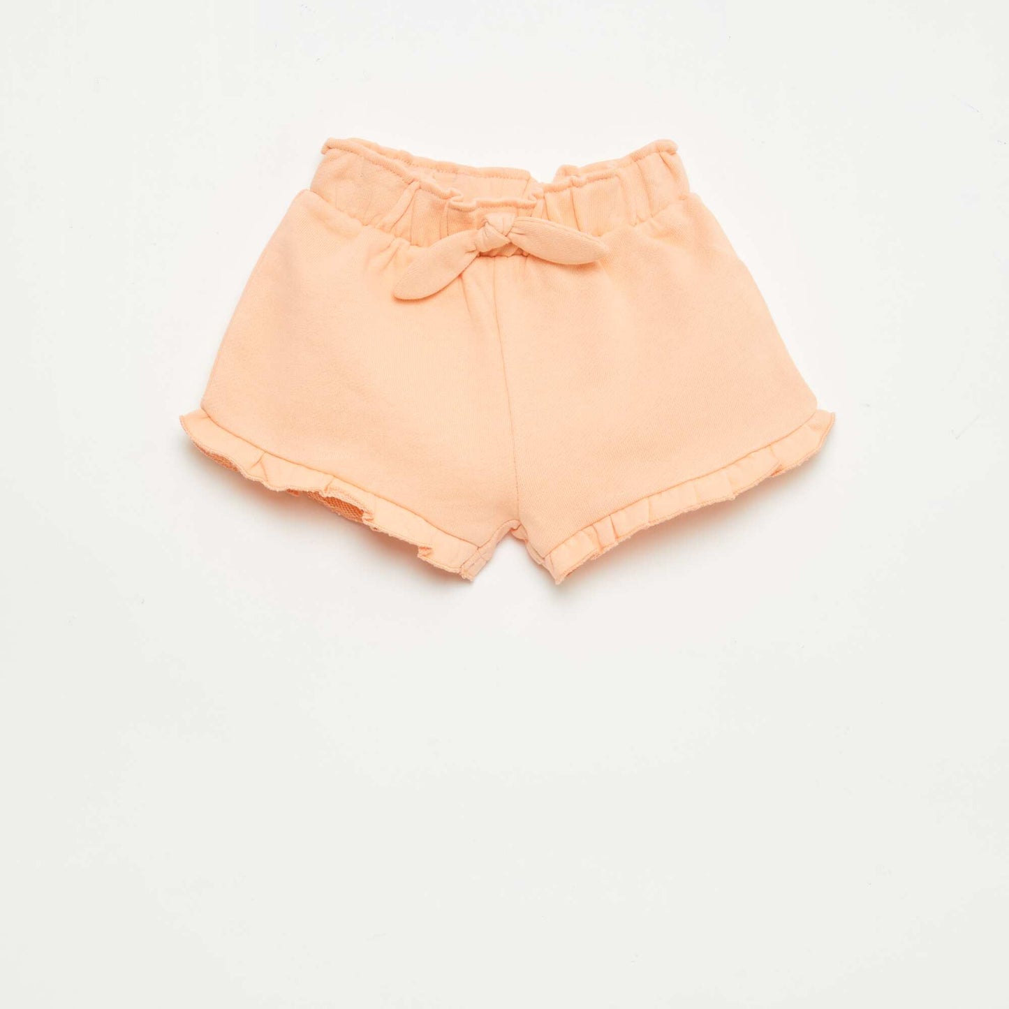 Short volanté avec nœud à la taille ORANGE