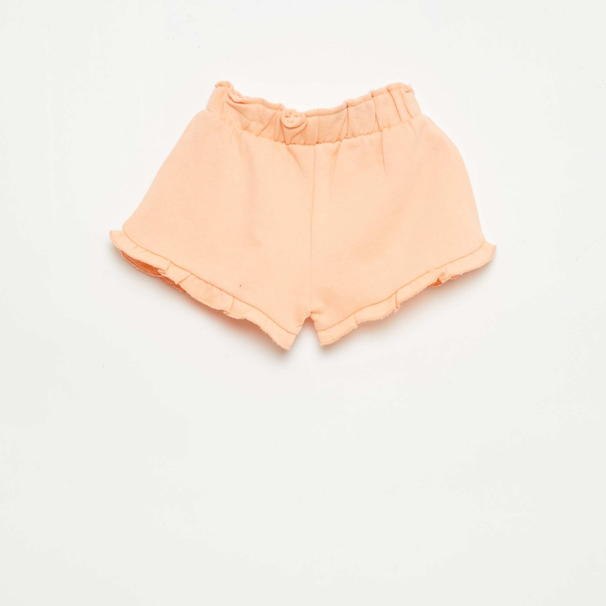 Short volanté avec nœud à la taille ORANGE