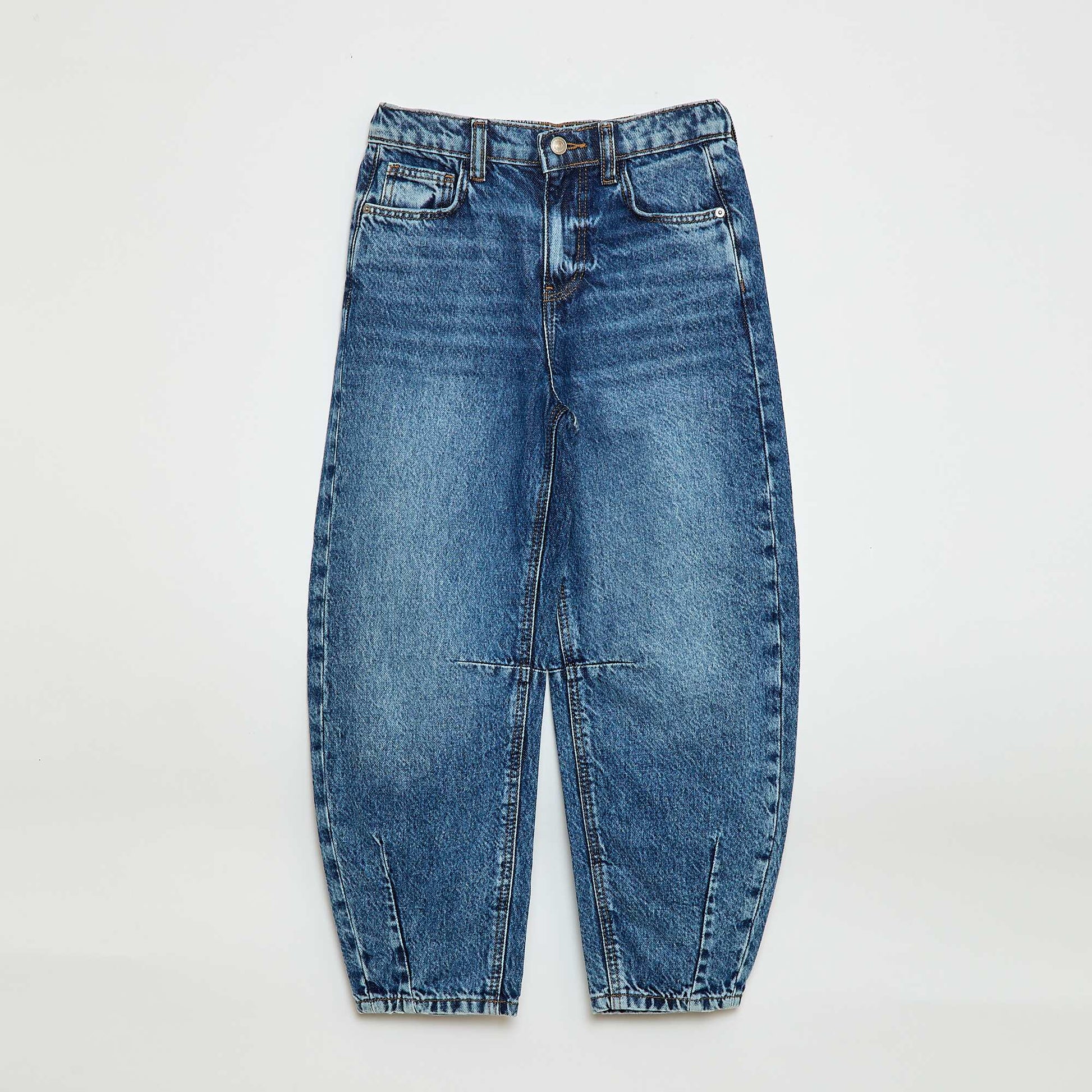 Jean forme balloon BLEU