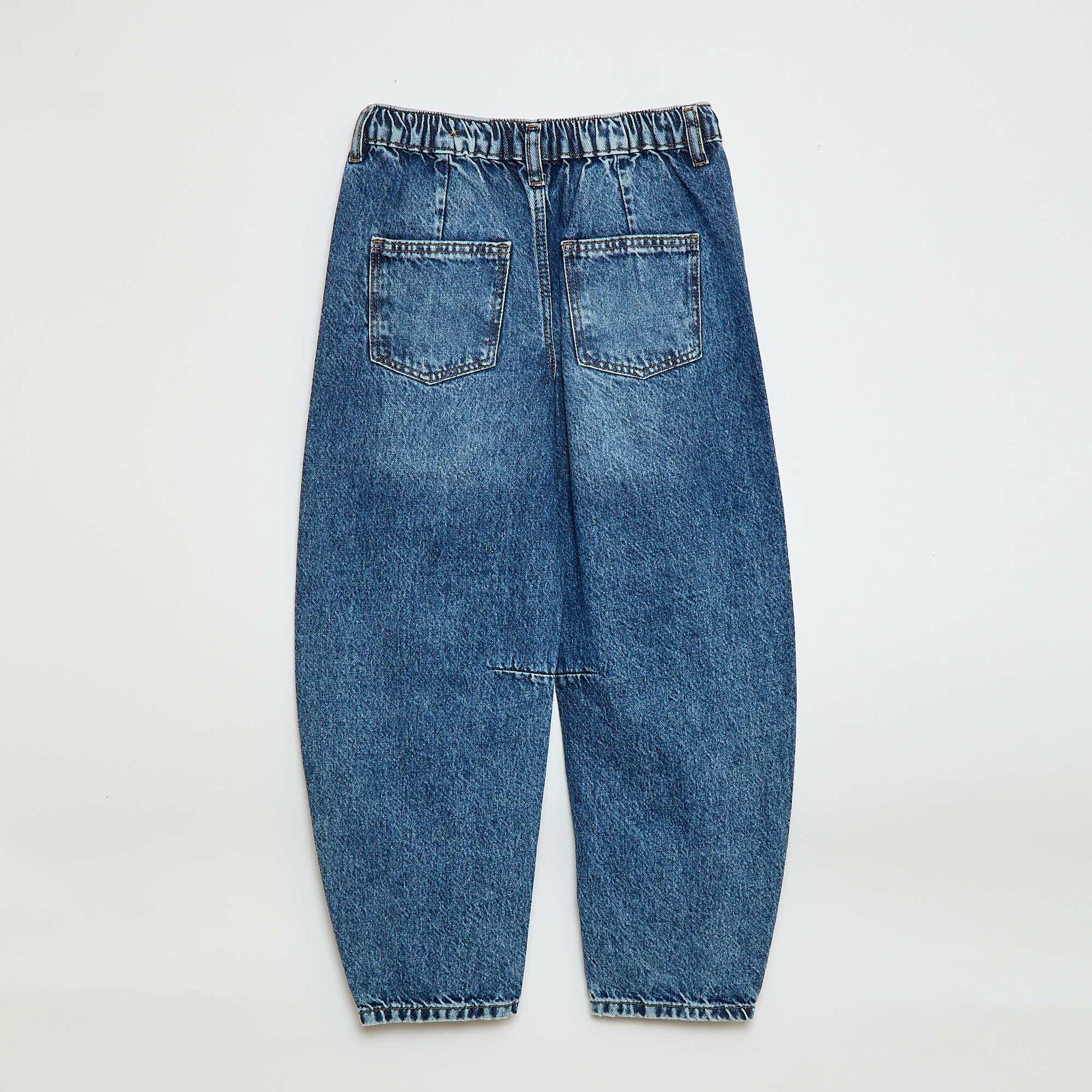 Jean forme balloon BLEU