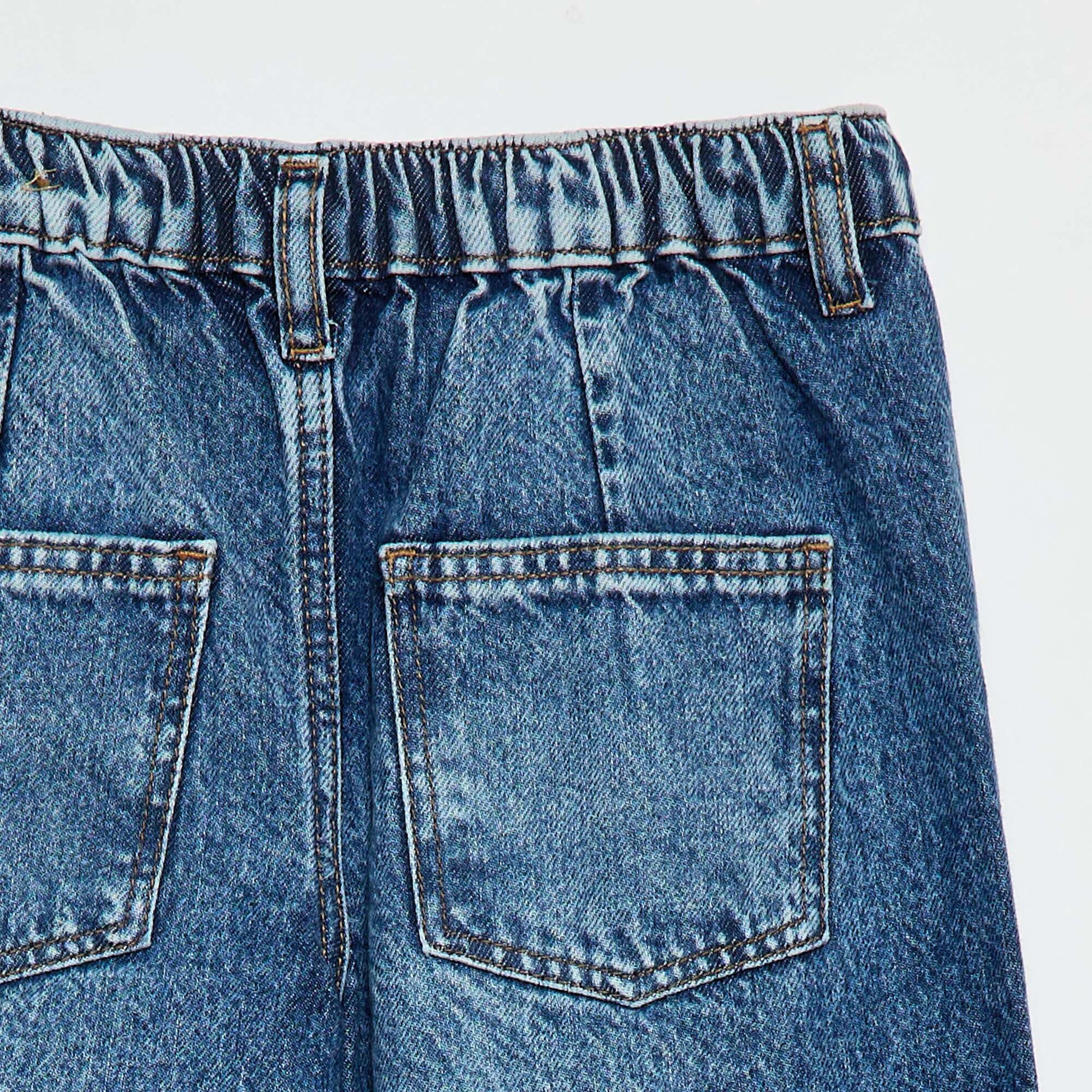 Jean forme balloon BLEU