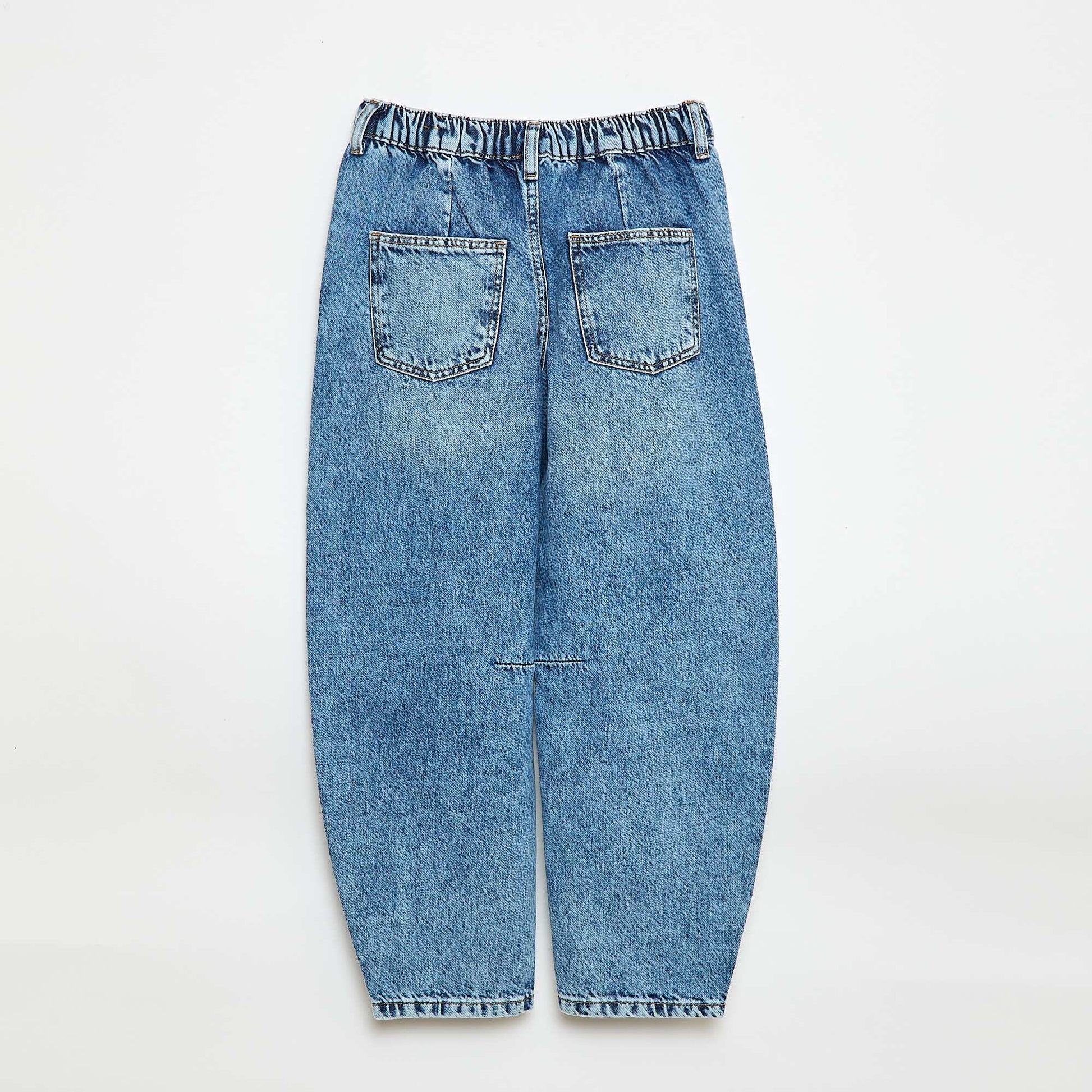 Jean forme balloon BLEU