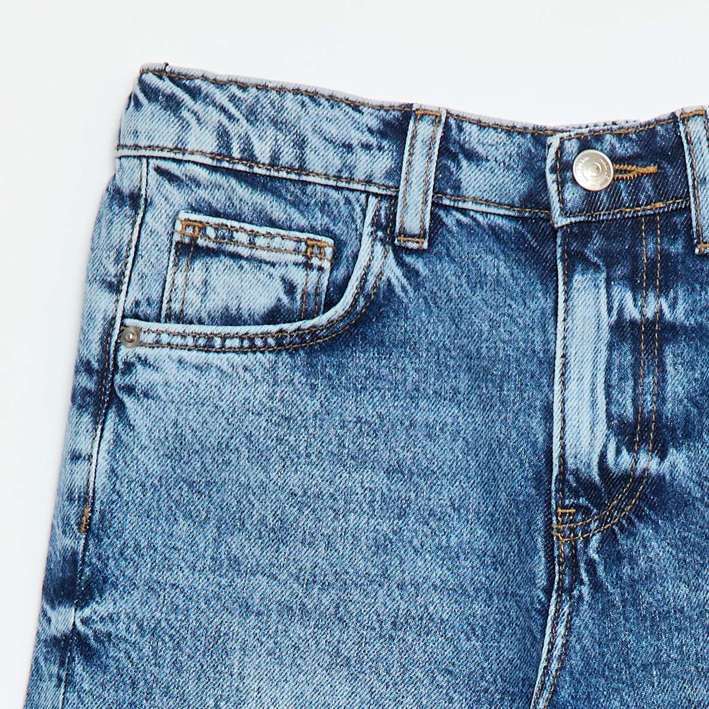 Jean forme balloon BLEU