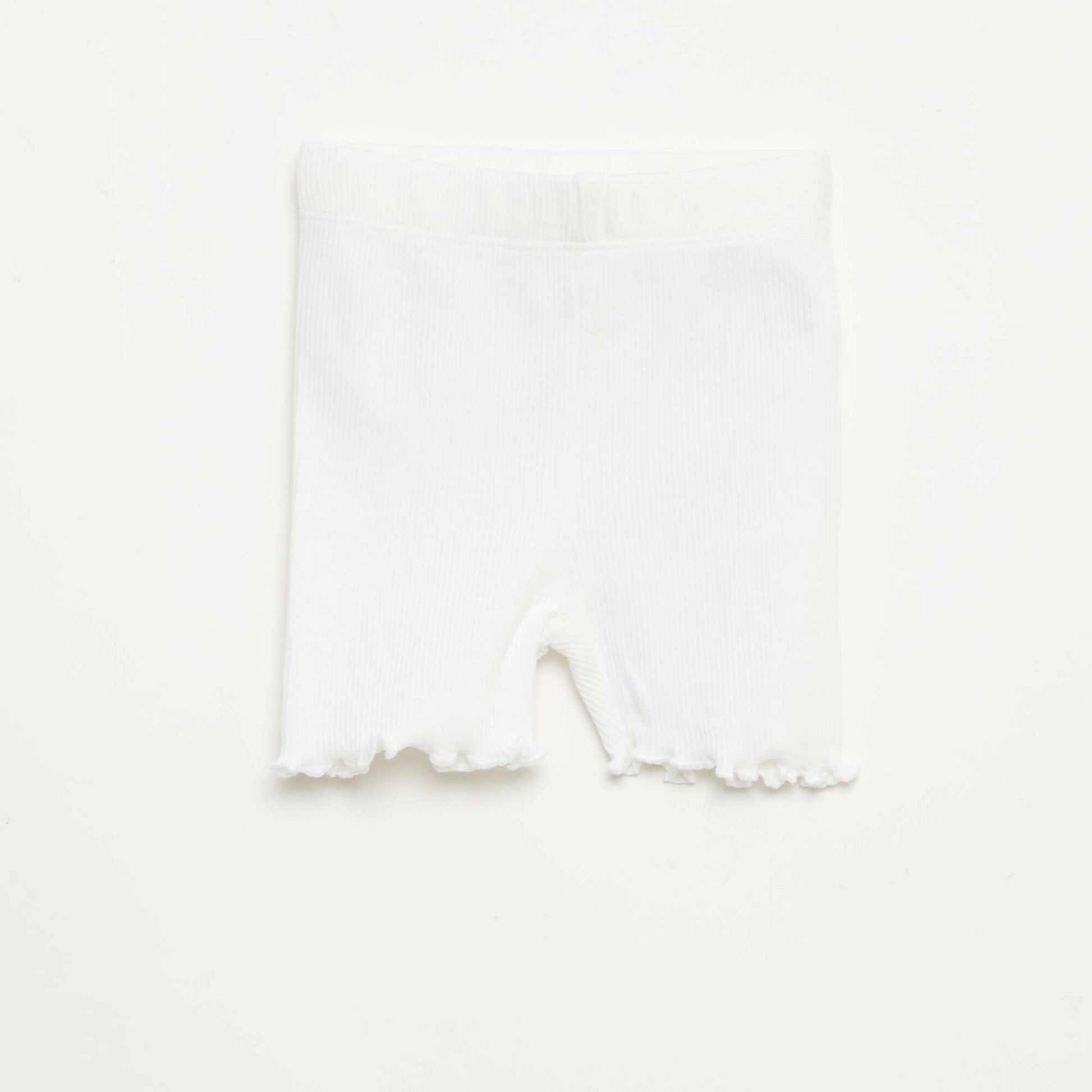 Lot de leggings côtelés - 2 pièces BLANC