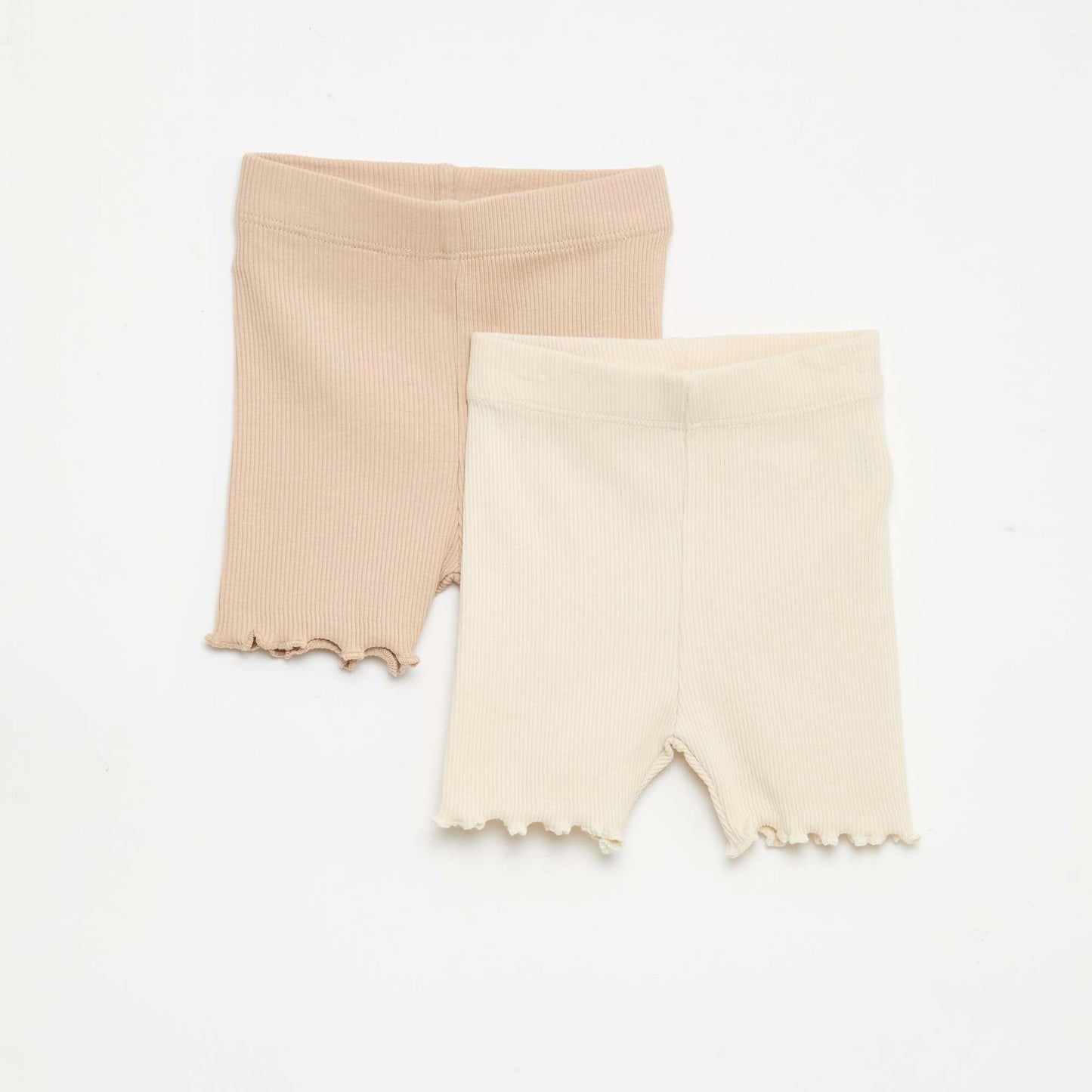 Lot de leggings côtelés - 2 pièces BEIGE
