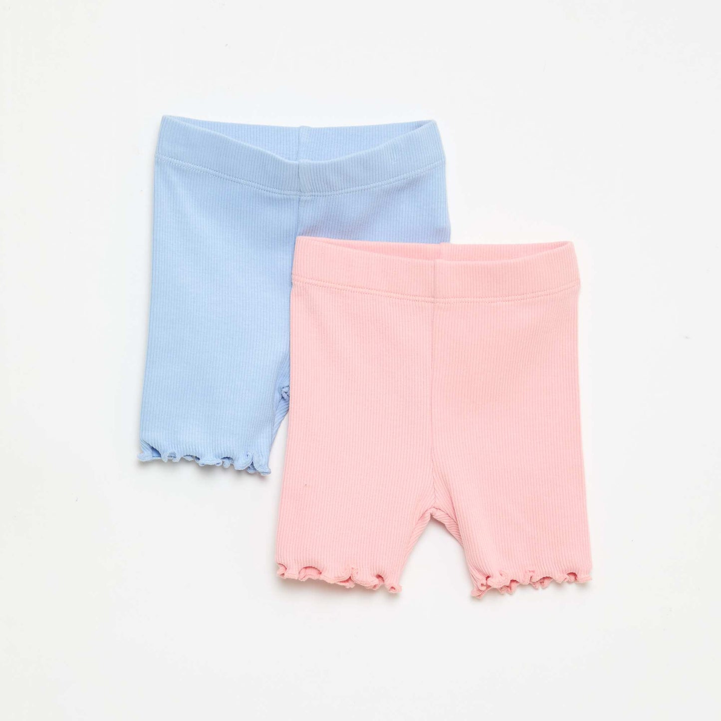 Lot de leggings côtelés - 2 pièces BLEU