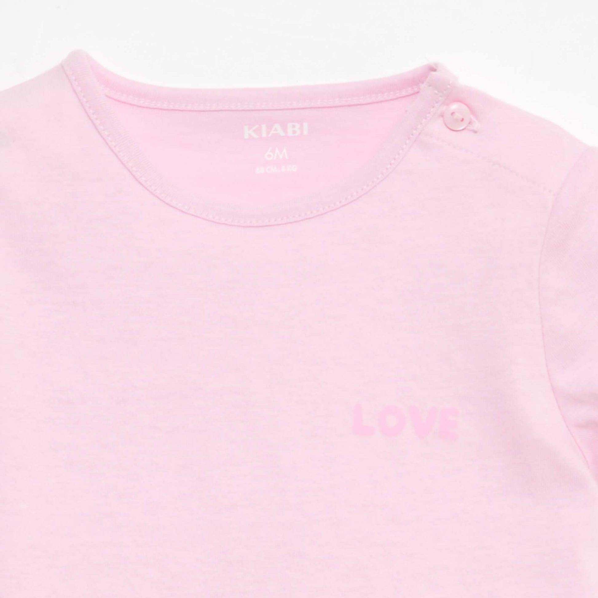 Ensemble T-shirt + short ROSE