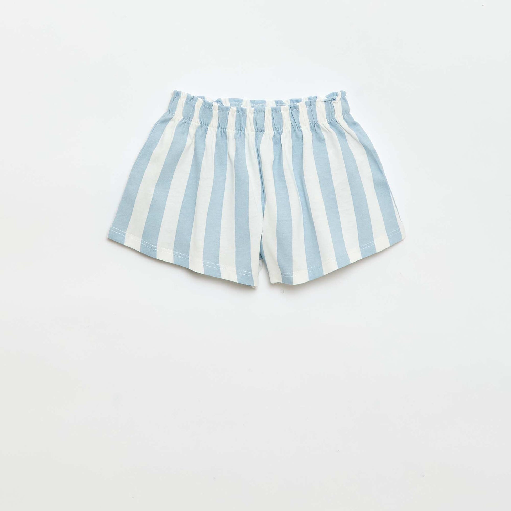 Ensemble T-shirt + short BLEU