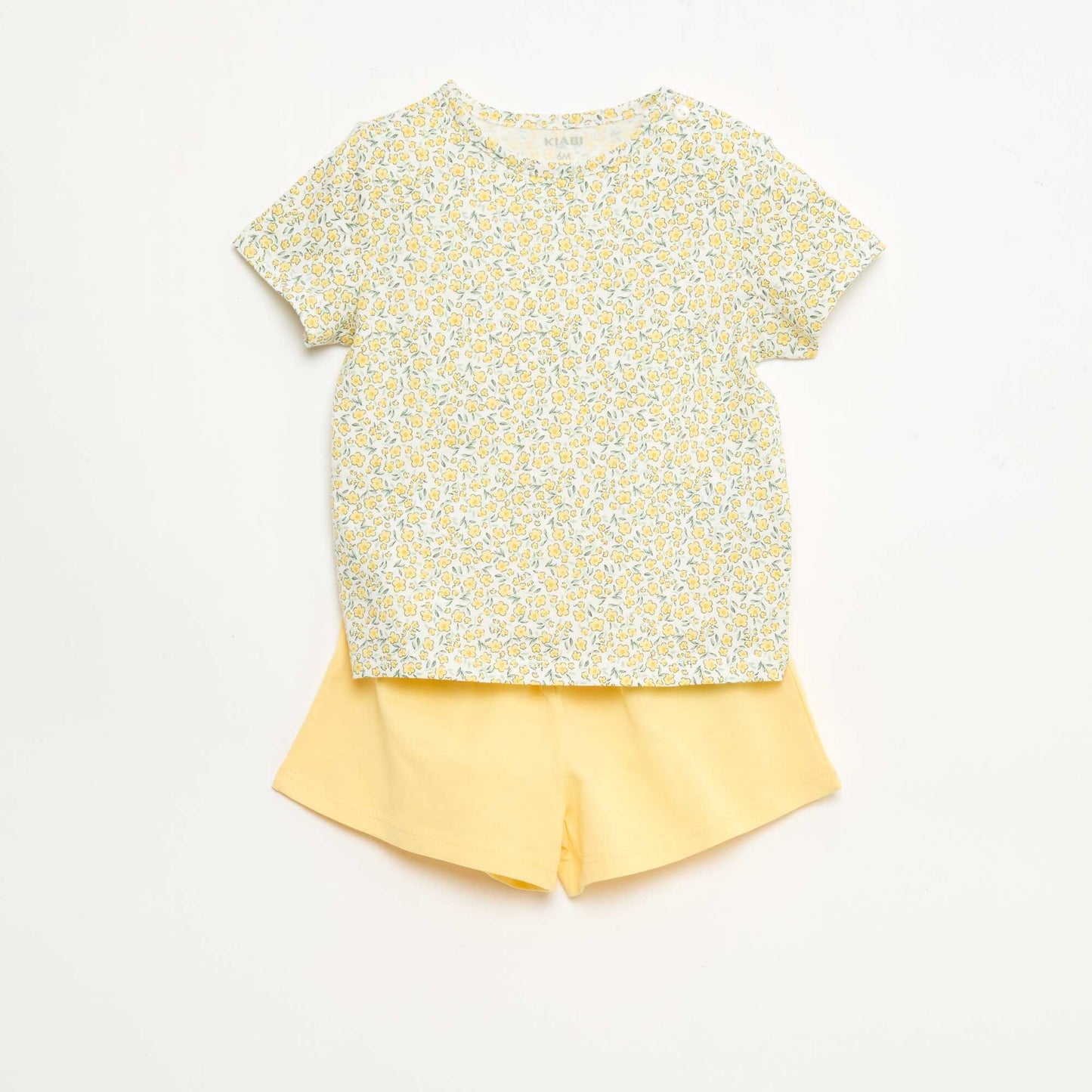 Ensemble T-shirt + short BLANC