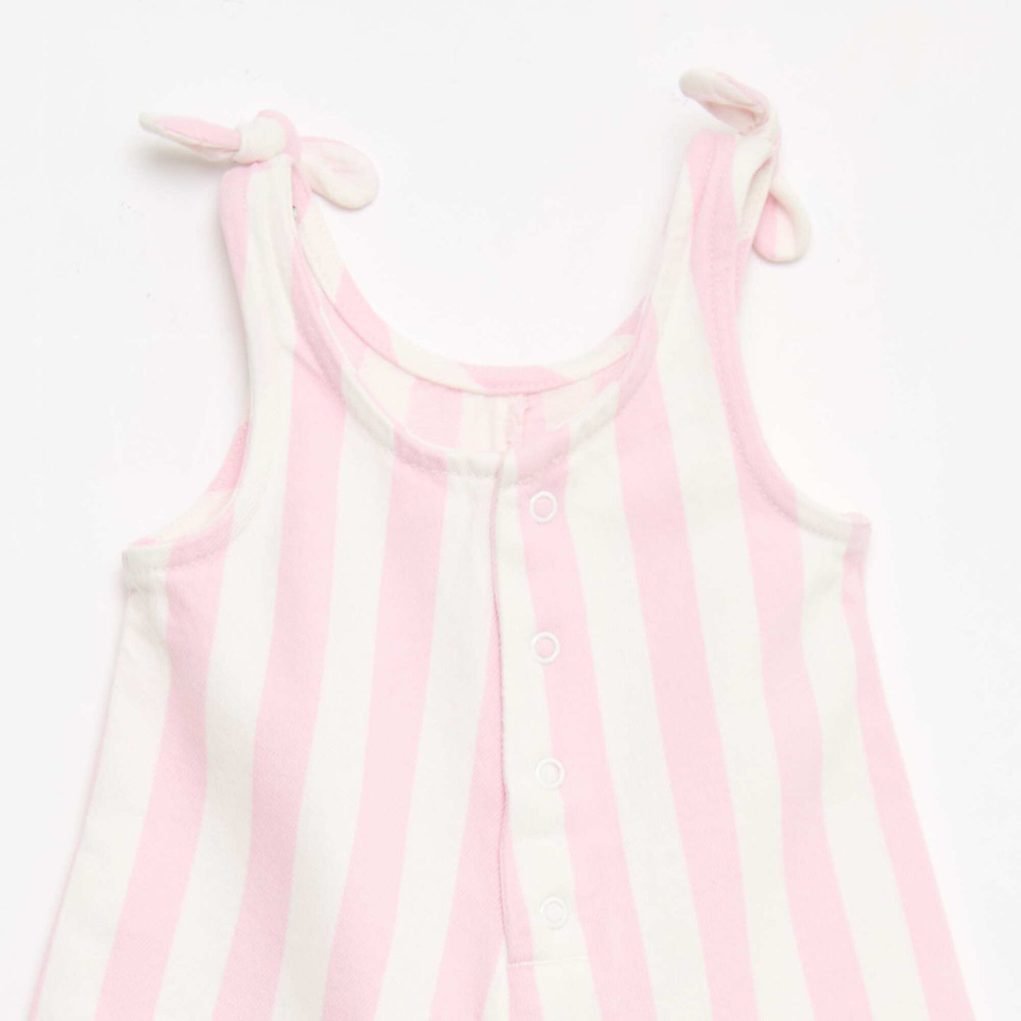Combinaison short en twill à bretelles ROSE