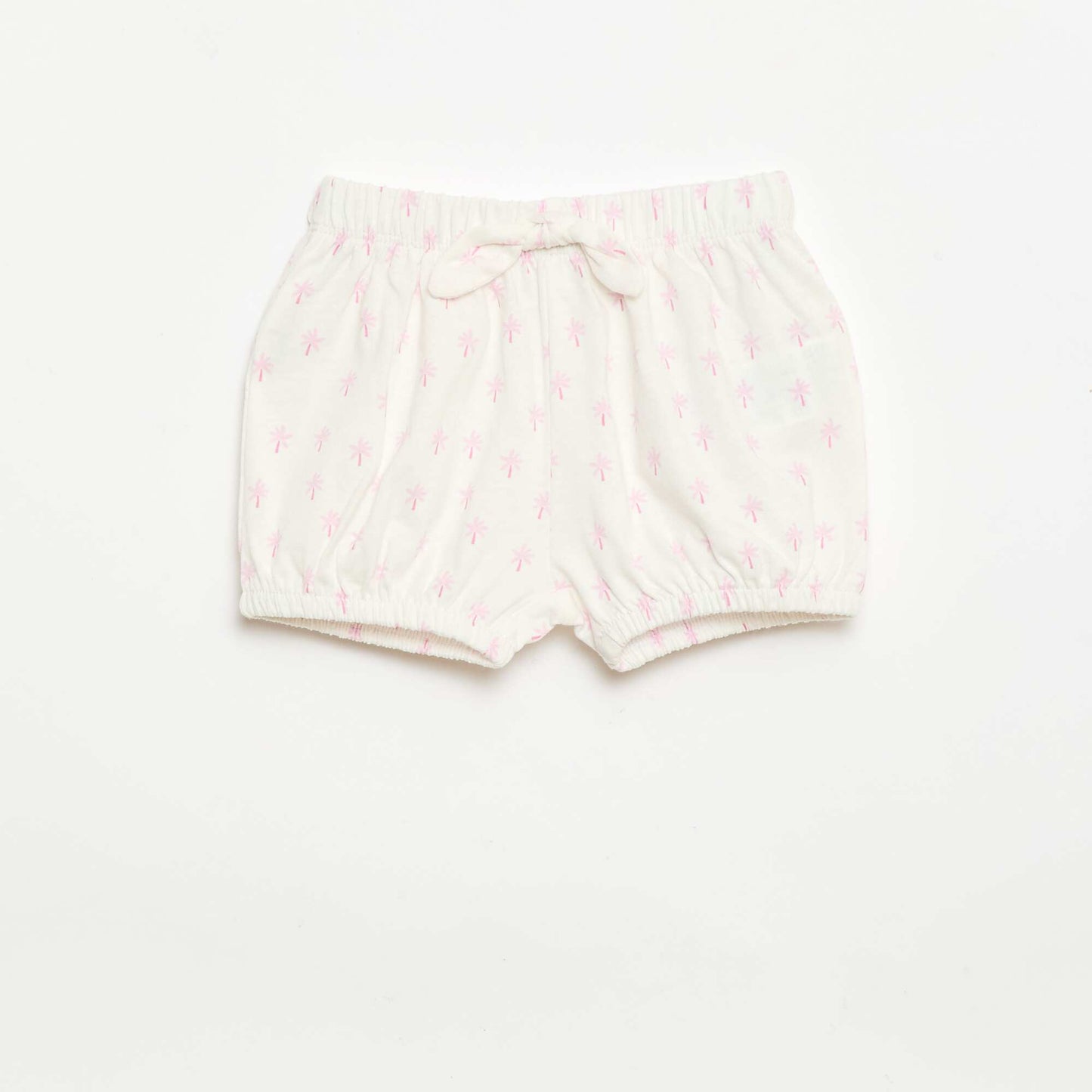 Lot de 2 shorts avec nœuds fantaisie BLANC
