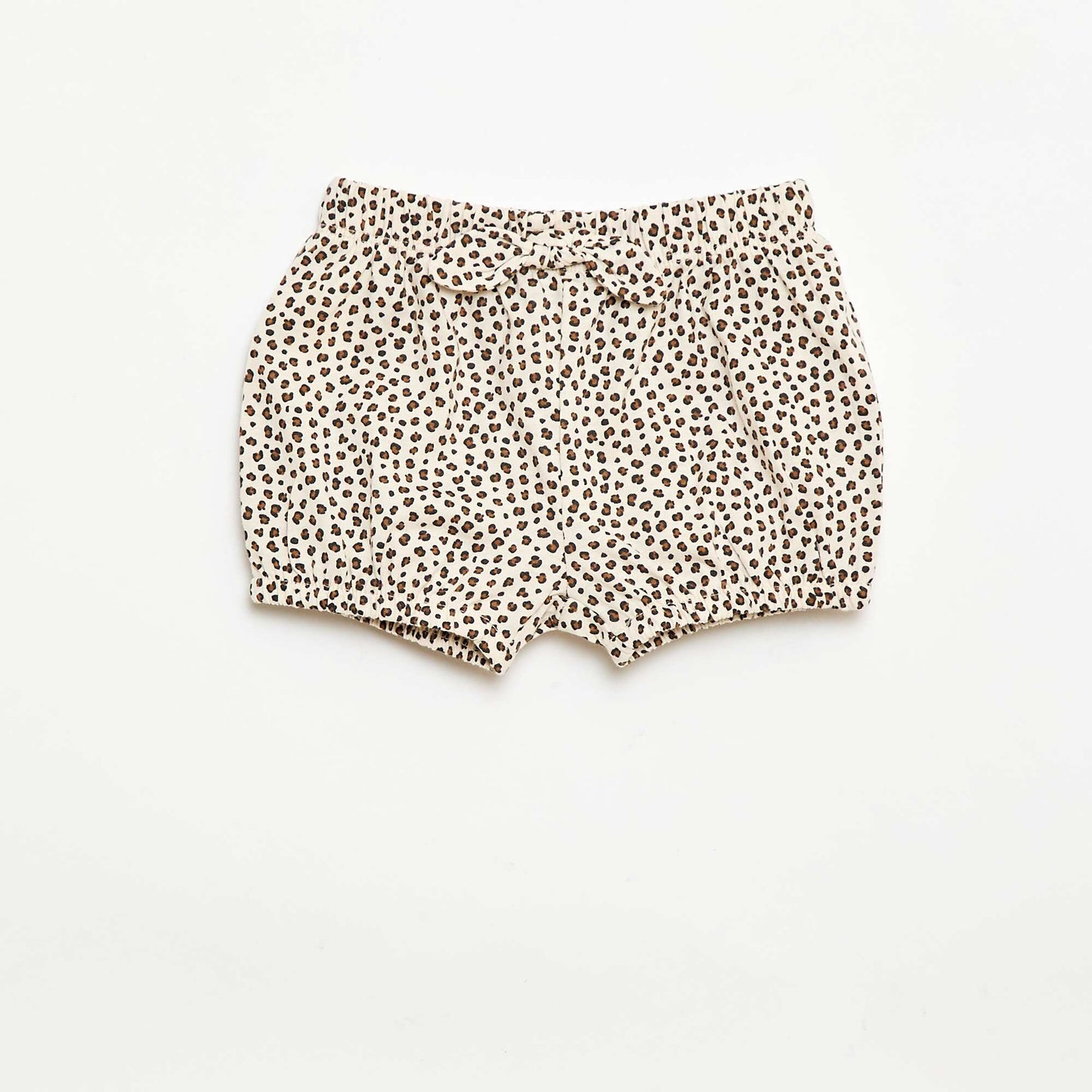 Lot de 2 shorts avec nœuds fantaisie BEIGE