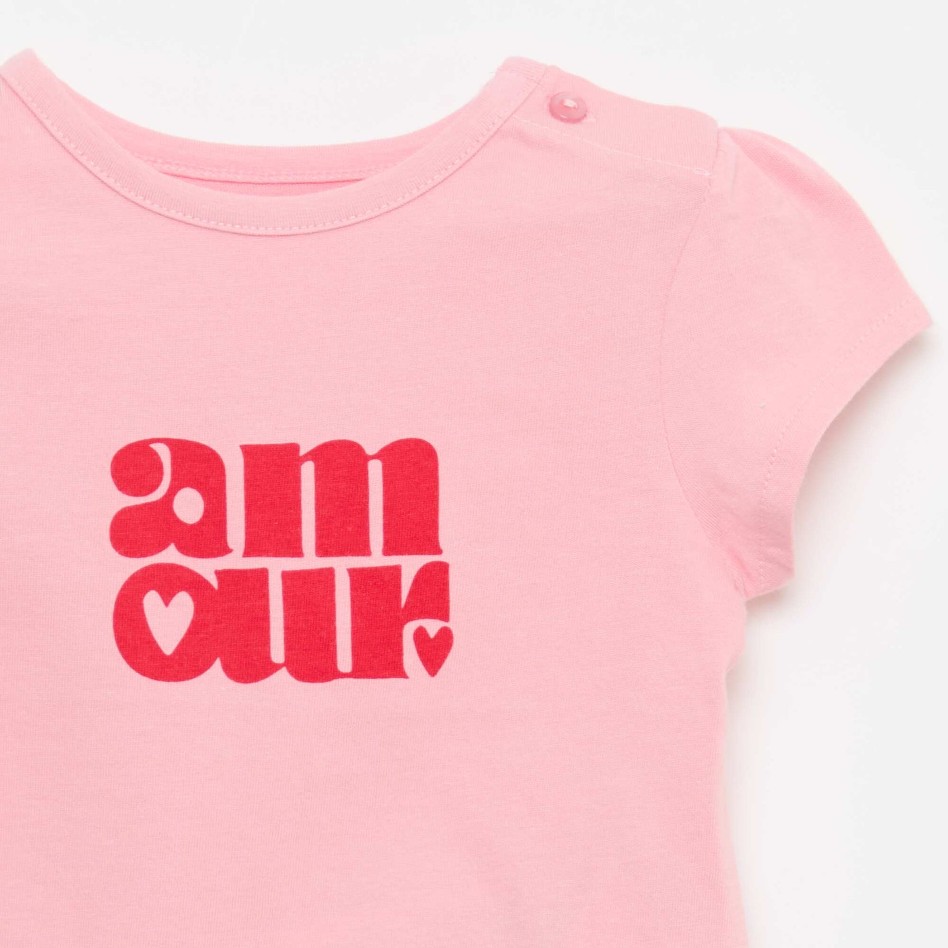 T-shirt en jersey à manches courtes ROSE