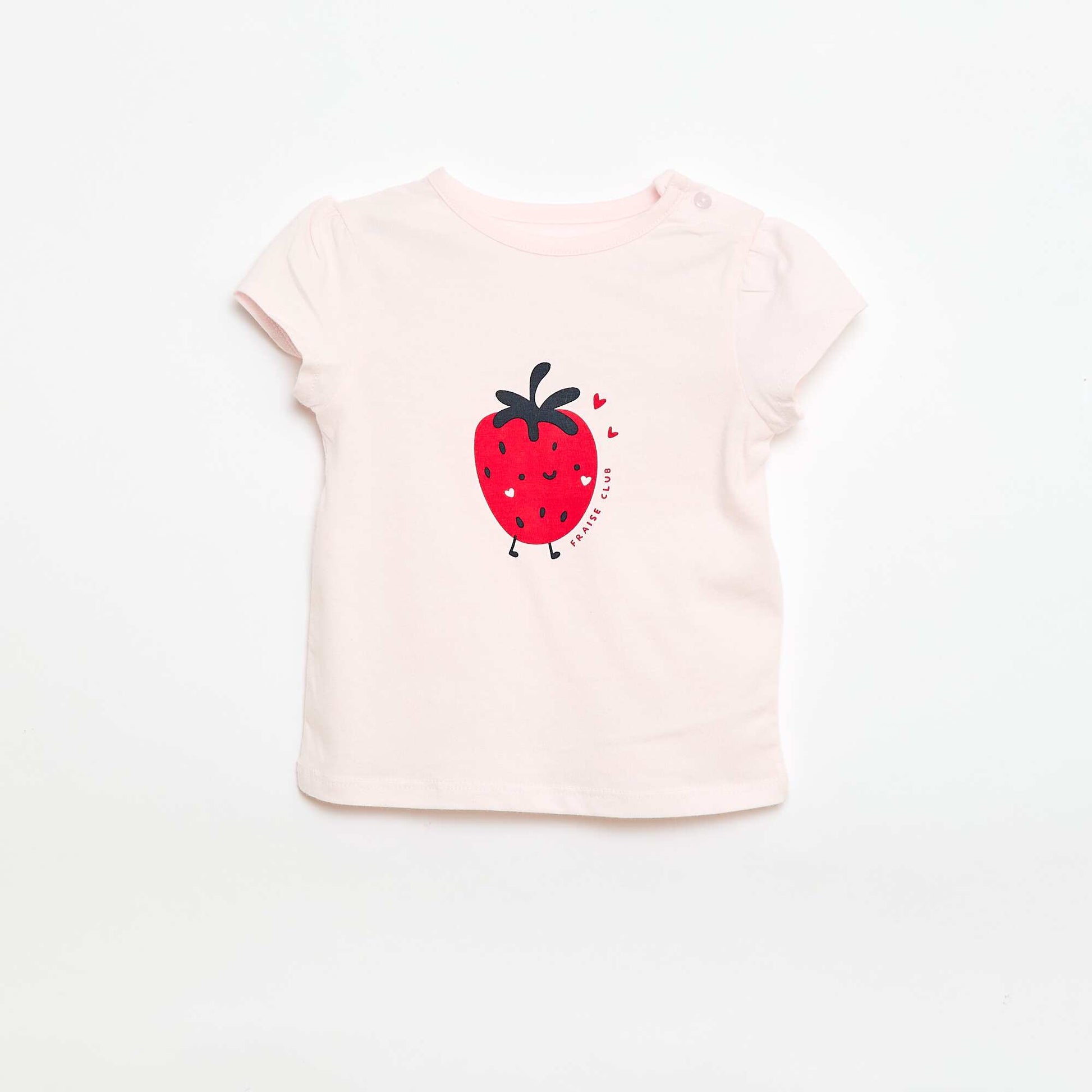 T-shirt en jersey avec manches courtes ROSE