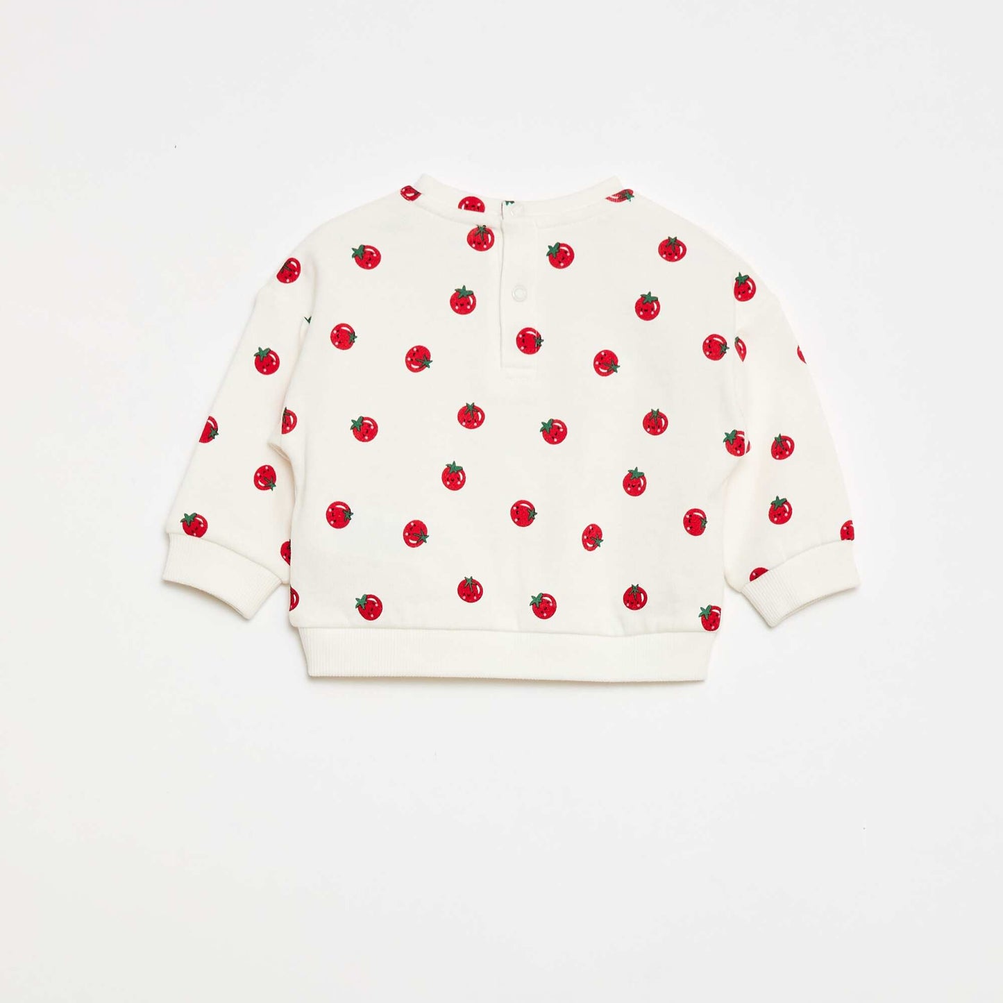 Lot de 2 sweats en molleton léger BLANC
