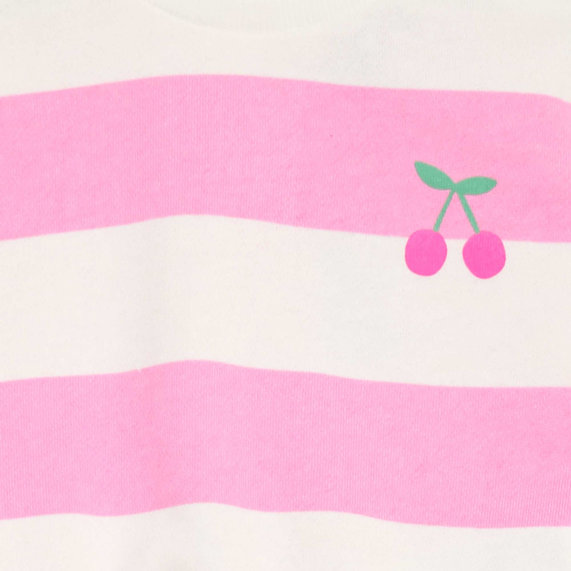 Sweat col rond en molleton léger à motif ROSE
