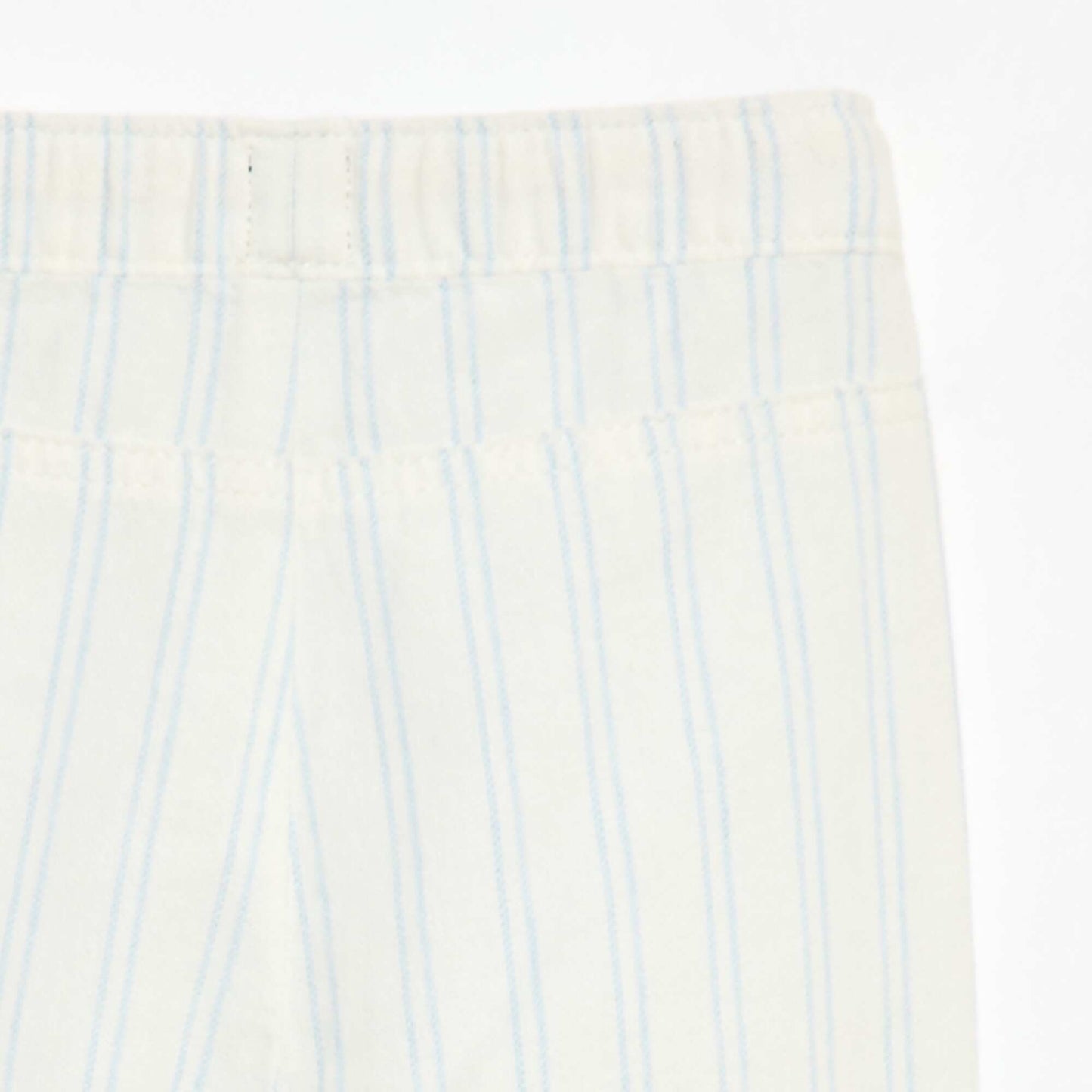 Pantalon blanc avec fines rayures BLANC
