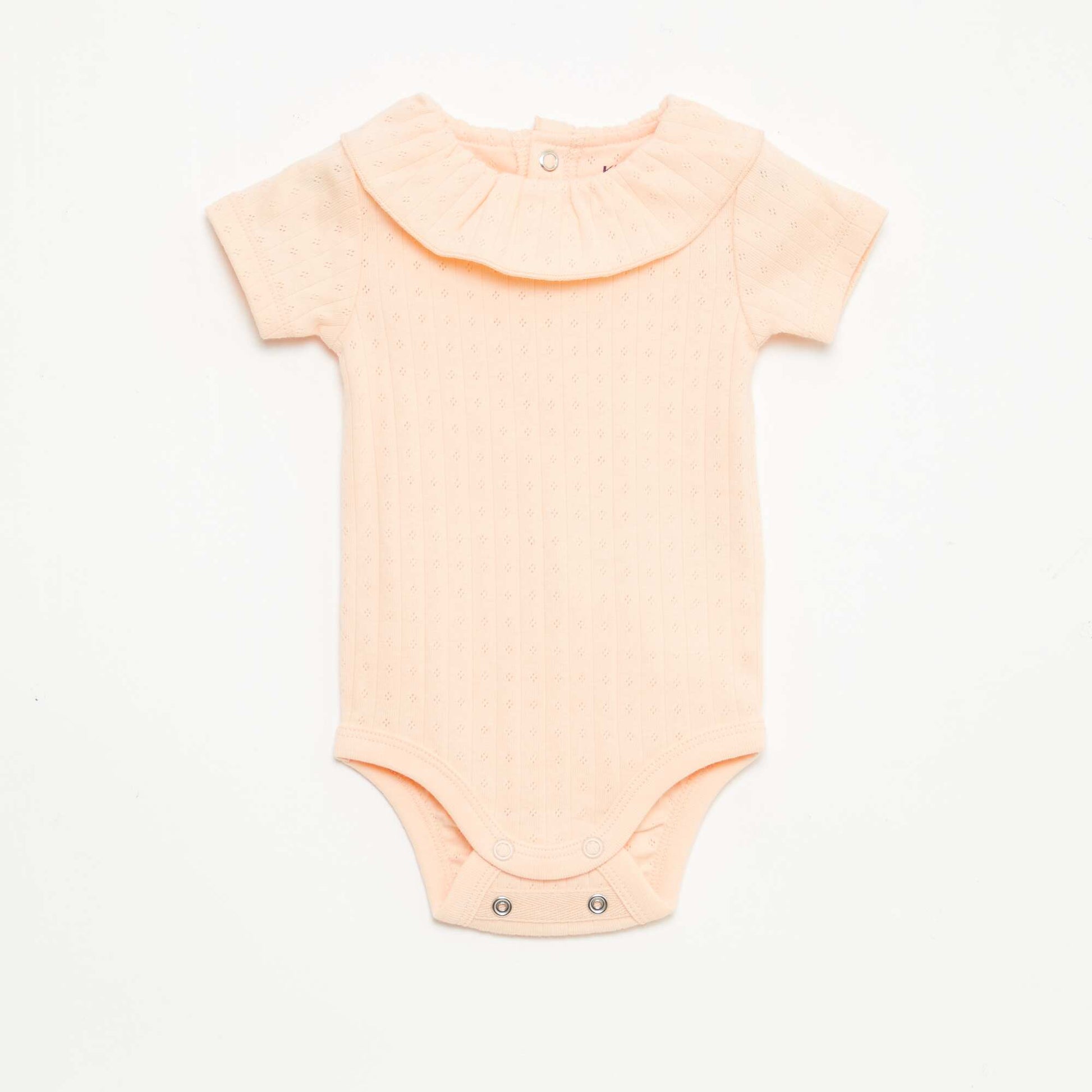 Ensemble body évolutif + dors bien en maille côtelée ORANGE