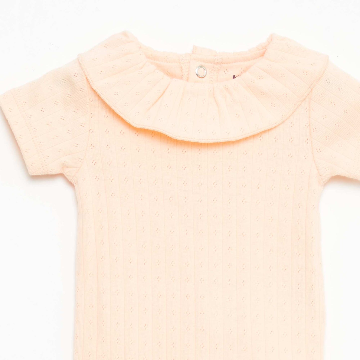 Ensemble body évolutif + dors bien en maille côtelée ORANGE