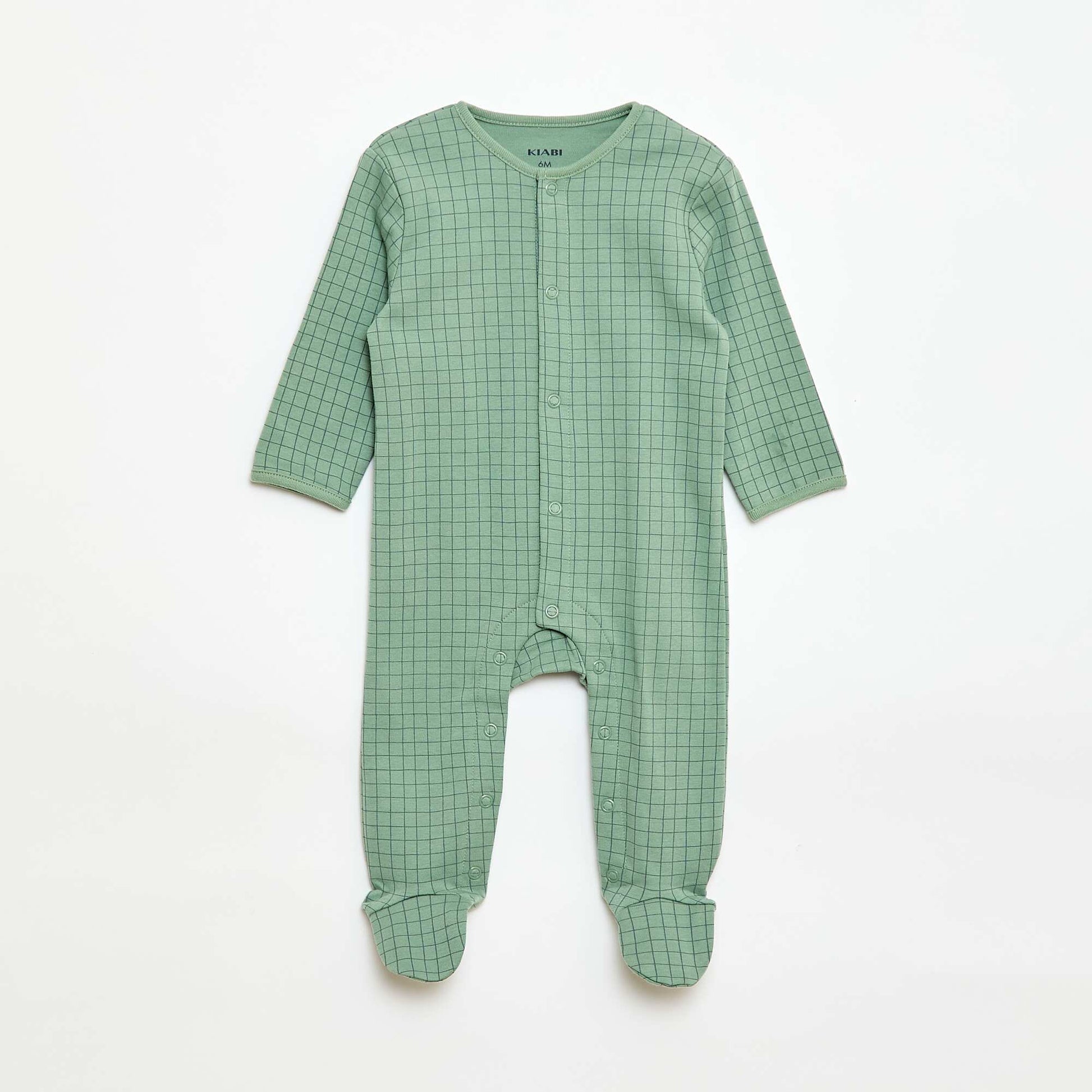 Lot de pyjamas dors biens avec pieds VERT