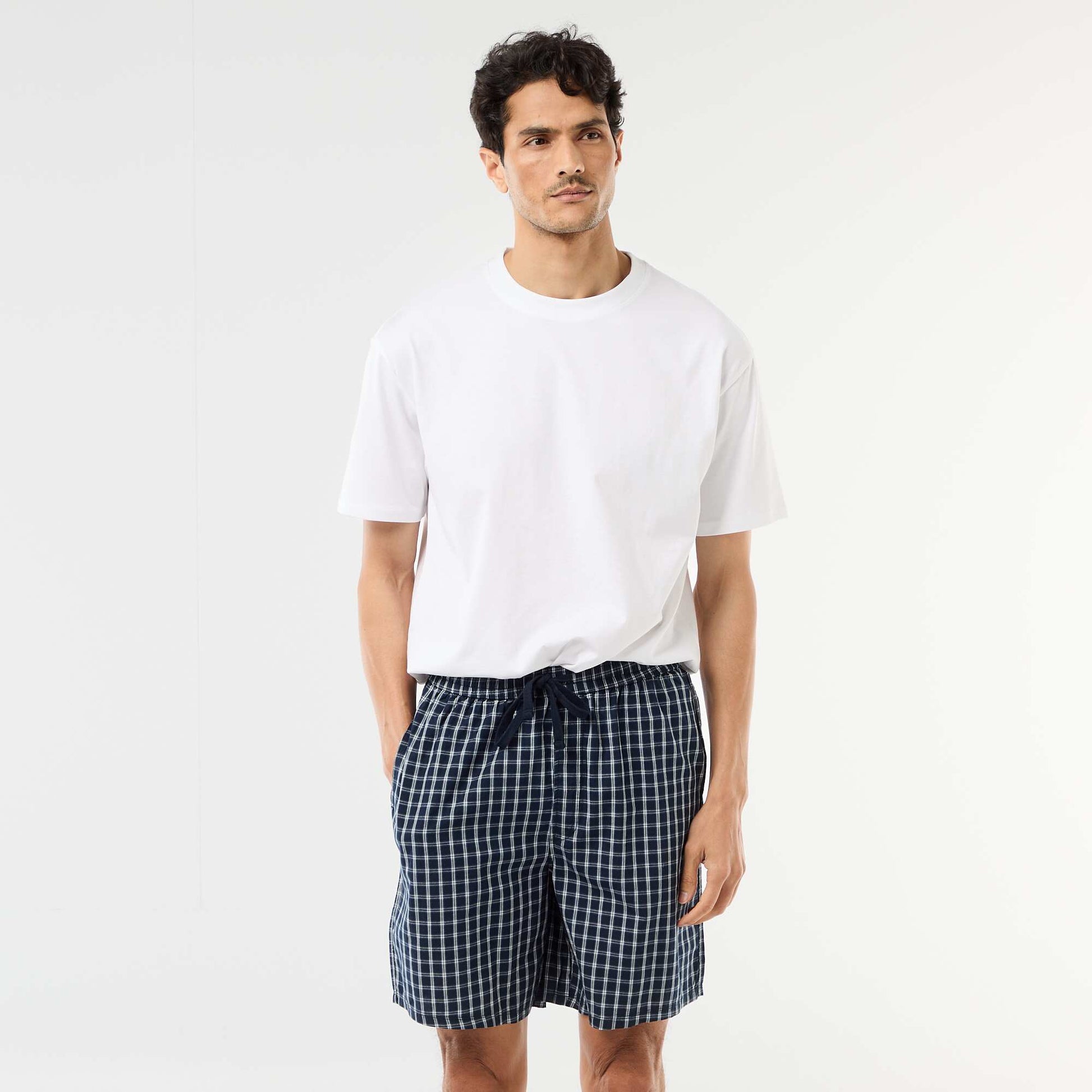 Lot de shorts de nuit avec poches - 2 pièces BLEU