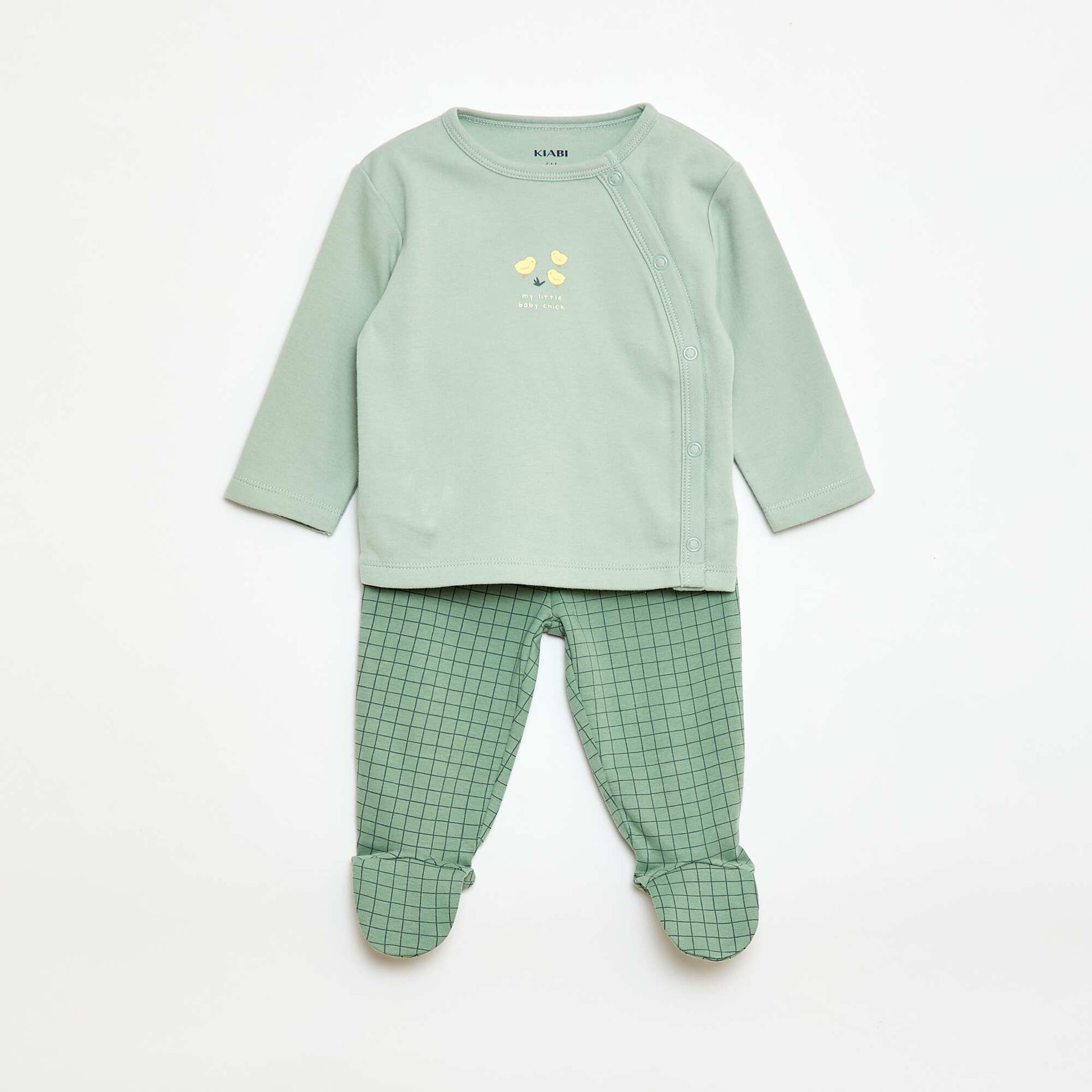 Ensemble de pyjama en molleton - 2 pièces VERT