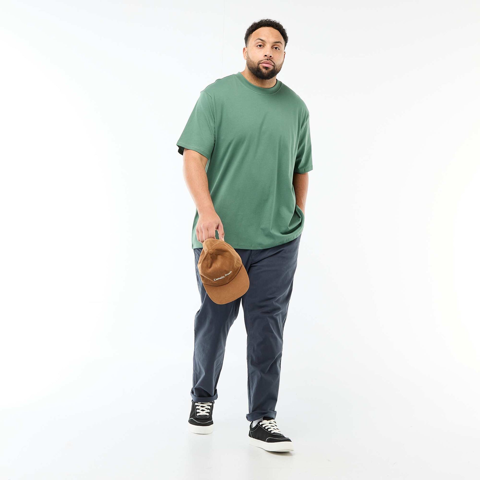 T-shirt à manches courtes avec poche poitrine VERT