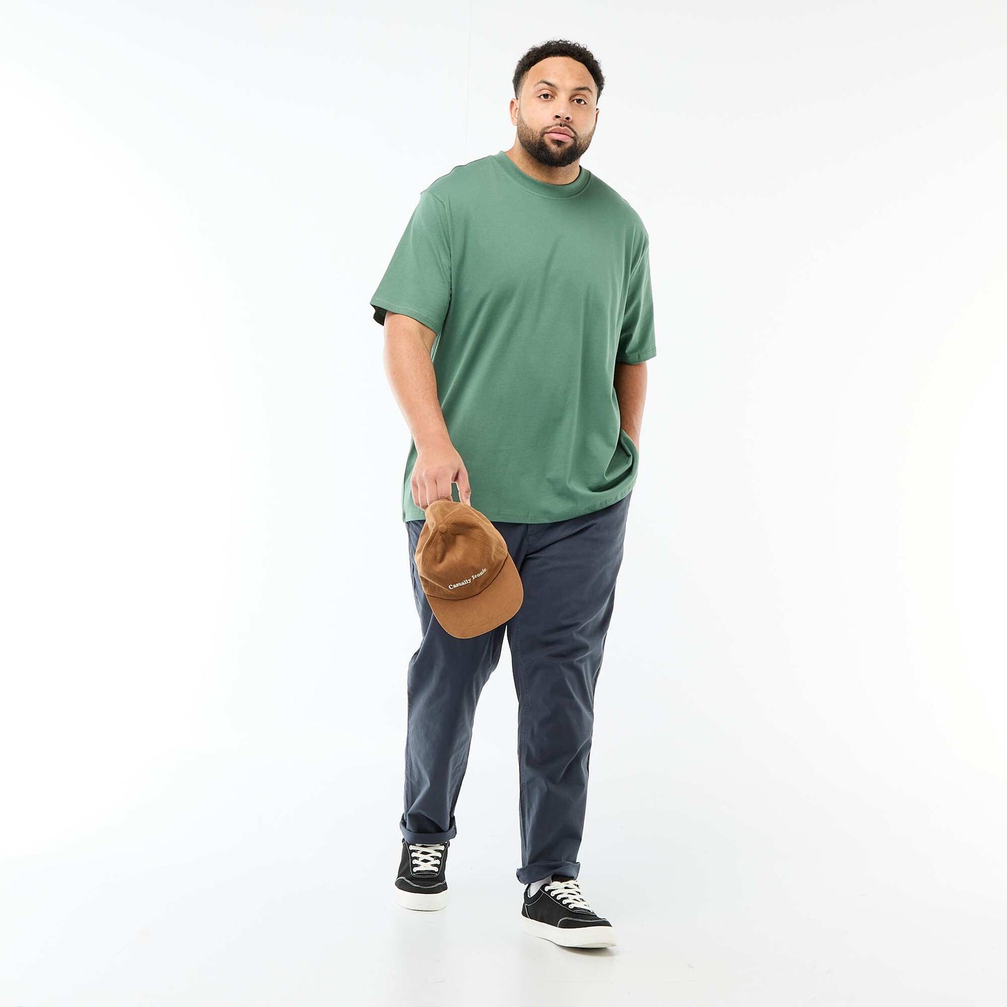 T-shirt à manches courtes avec poche poitrine VERT