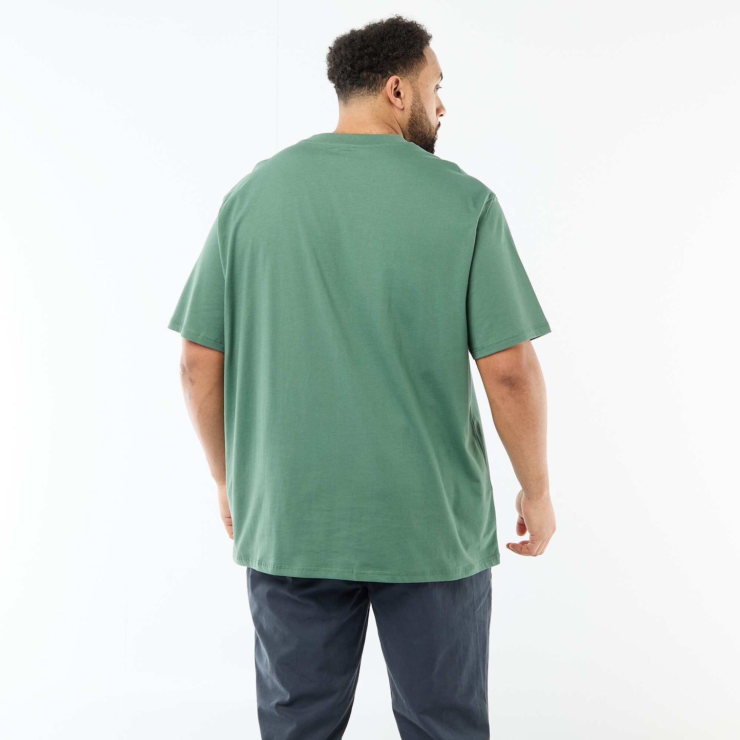 T-shirt à manches courtes avec poche poitrine VERT