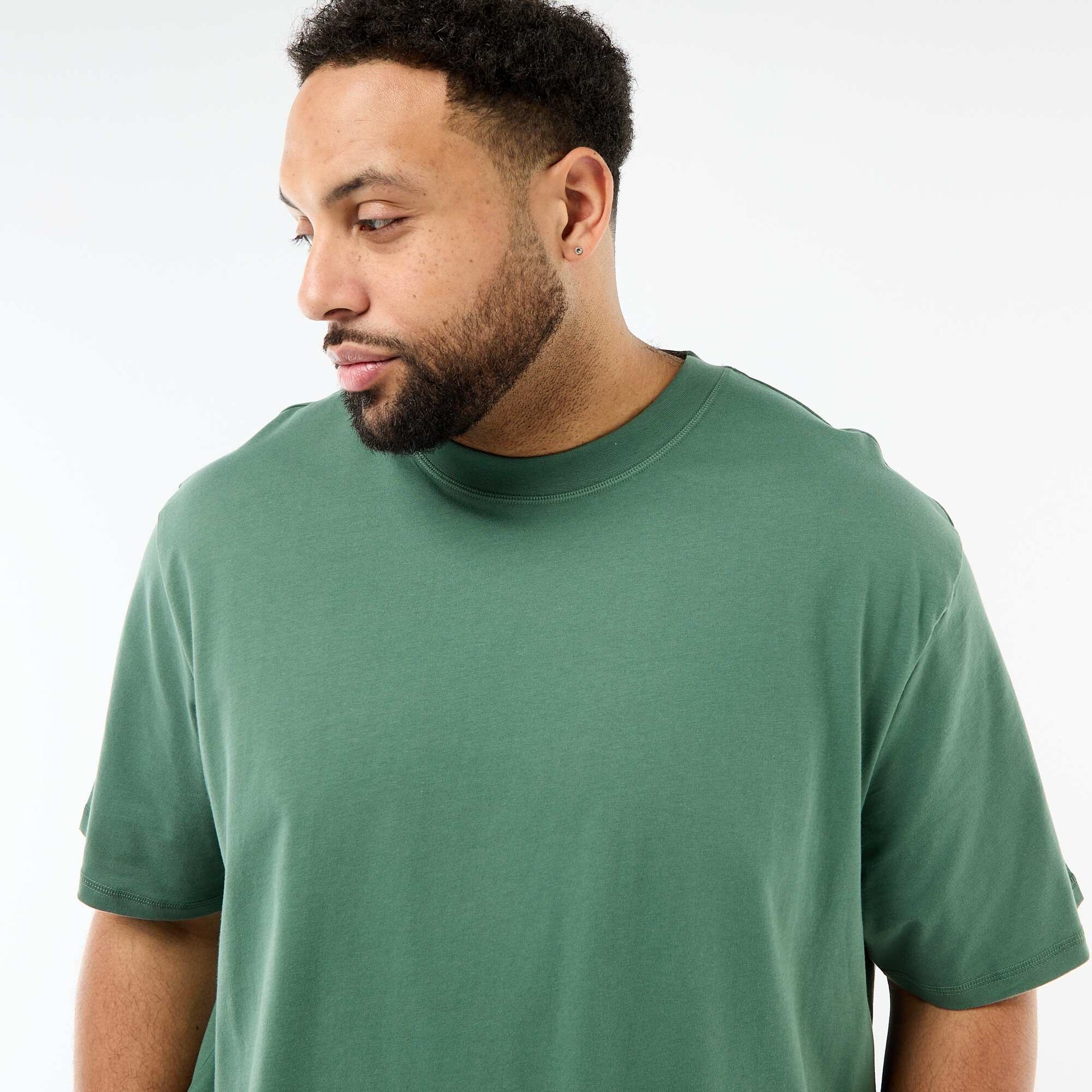 T-shirt à manches courtes avec poche poitrine VERT