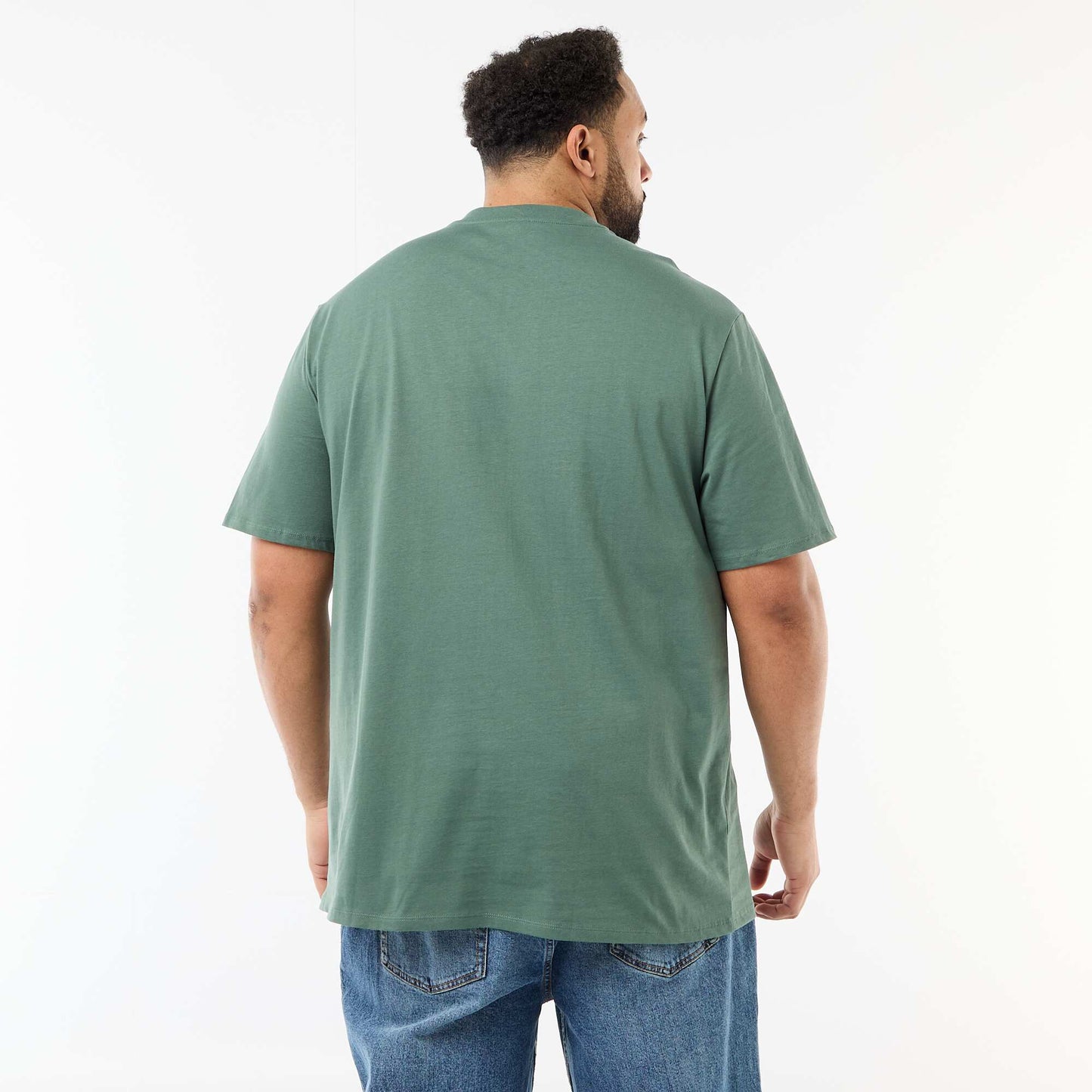 T-shirt en maille jersey à manches courtes VERT