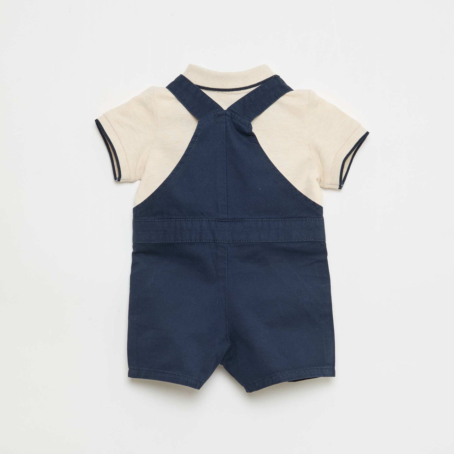 Ensemble salopette + polo - 2 pièces BLEU