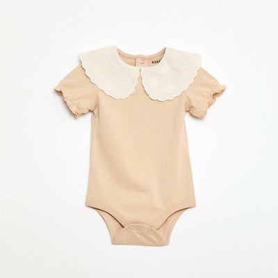 Body avec col claudine BEIGE